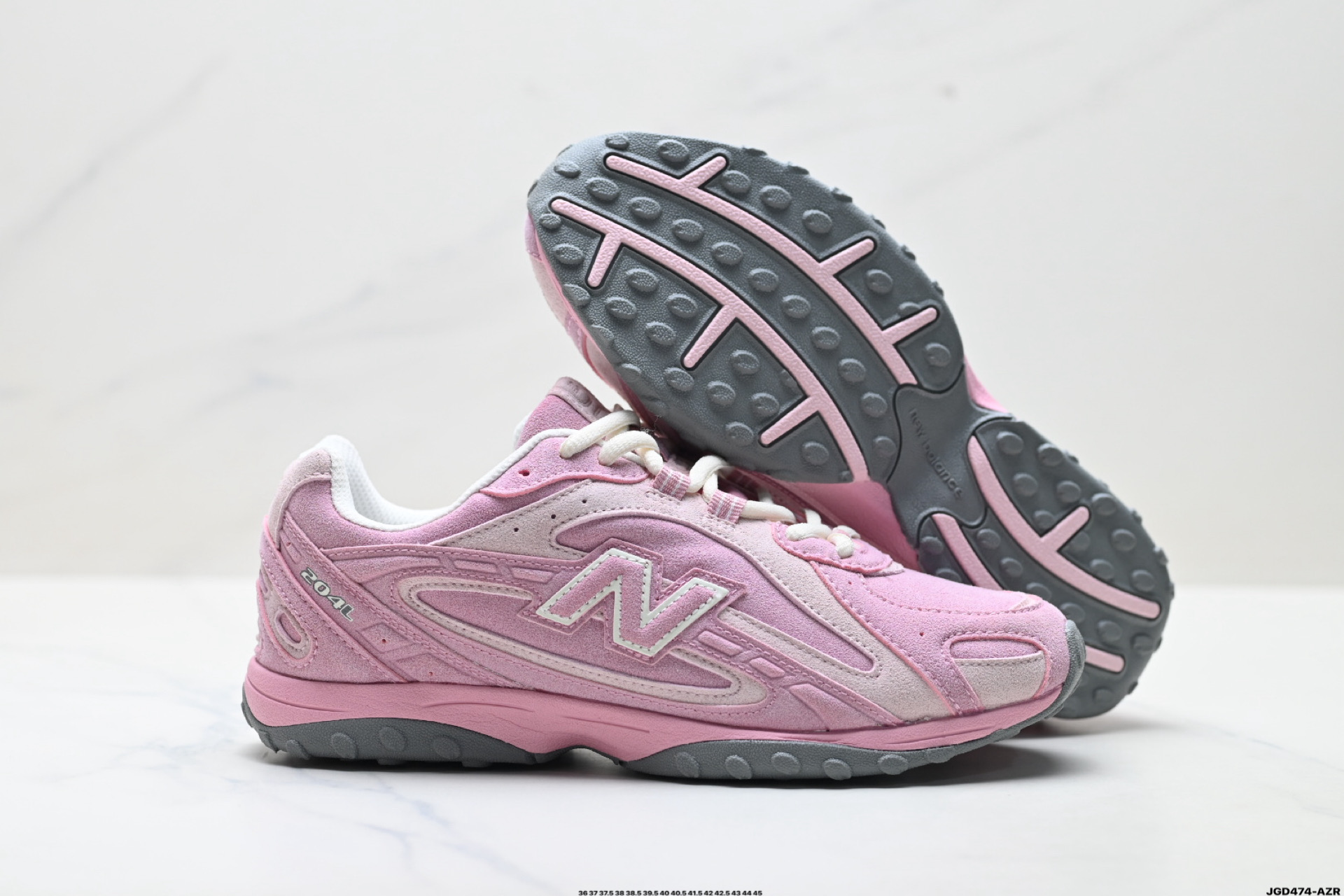 New Balance 204L系列 新百伦 薄底鞋 薄底皮质鞋带德训系 减震耐磨包裹性支撑轻便 低帮 生活休闲鞋 U204LMMD