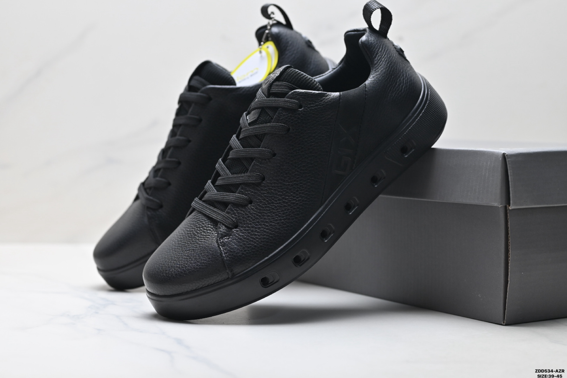 250 Ecco爱步 街头720系列 牛皮 运动潮流 减震耐磨 低帮高尔夫球鞋 091504-506