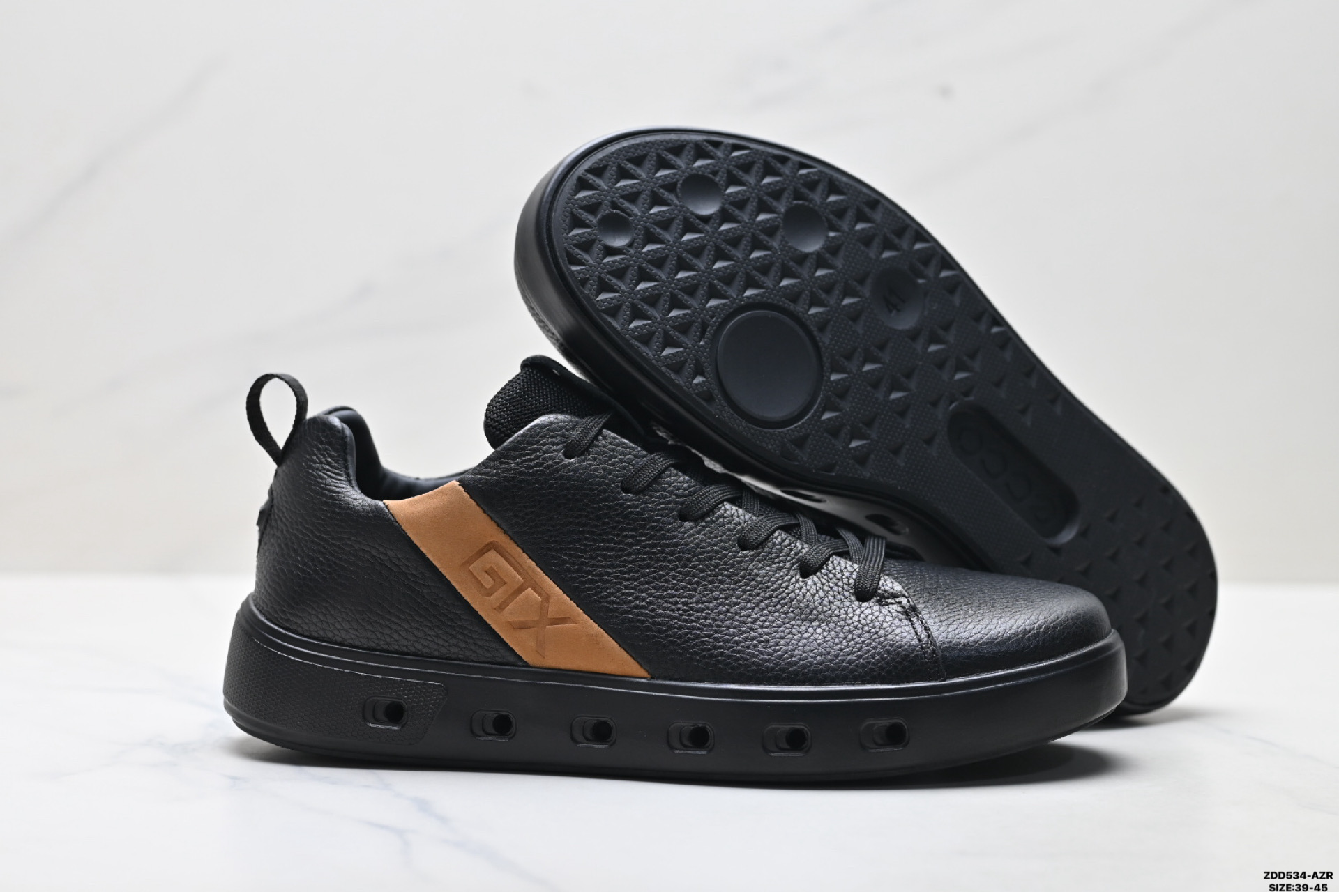 250 Ecco爱步 街头720系列 牛皮 运动潮流 减震耐磨 低帮高尔夫球鞋 091504-506