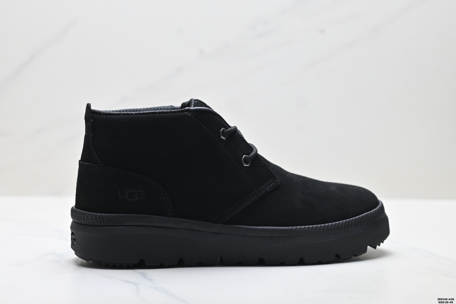 公司级✅UGG短靴系带加绒雪地靴男加厚休闲棉靴子保暖厚底复古防寒东北大棉鞋 货号:1151773 D:ZED145-AZR