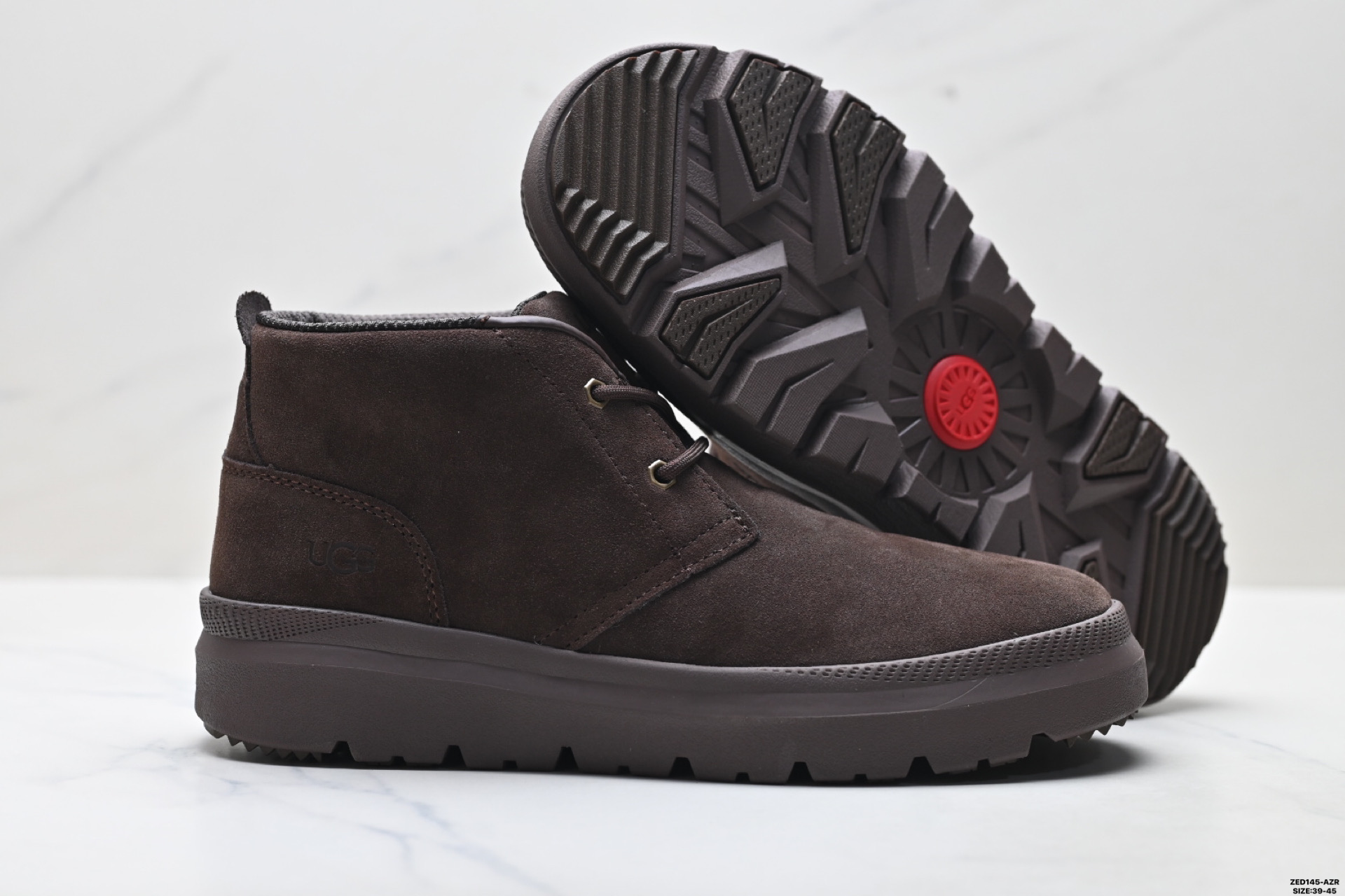 280 UGG短靴系带加绒雪地靴男加厚休闲棉靴子保暖厚底复古防寒东北大棉鞋 1151773