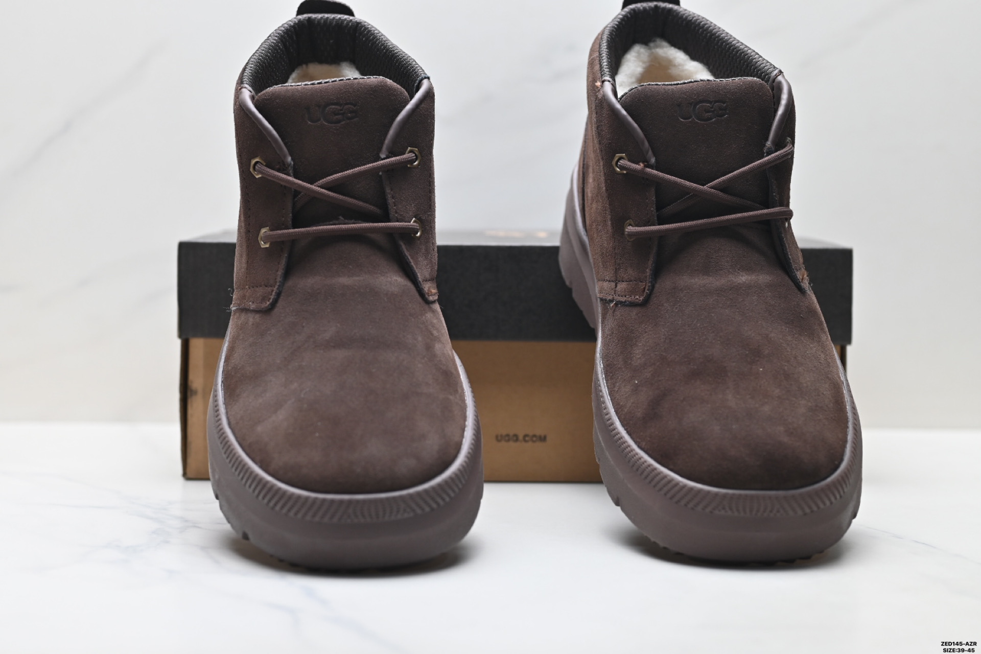 280 UGG短靴系带加绒雪地靴男加厚休闲棉靴子保暖厚底复古防寒东北大棉鞋 1151773