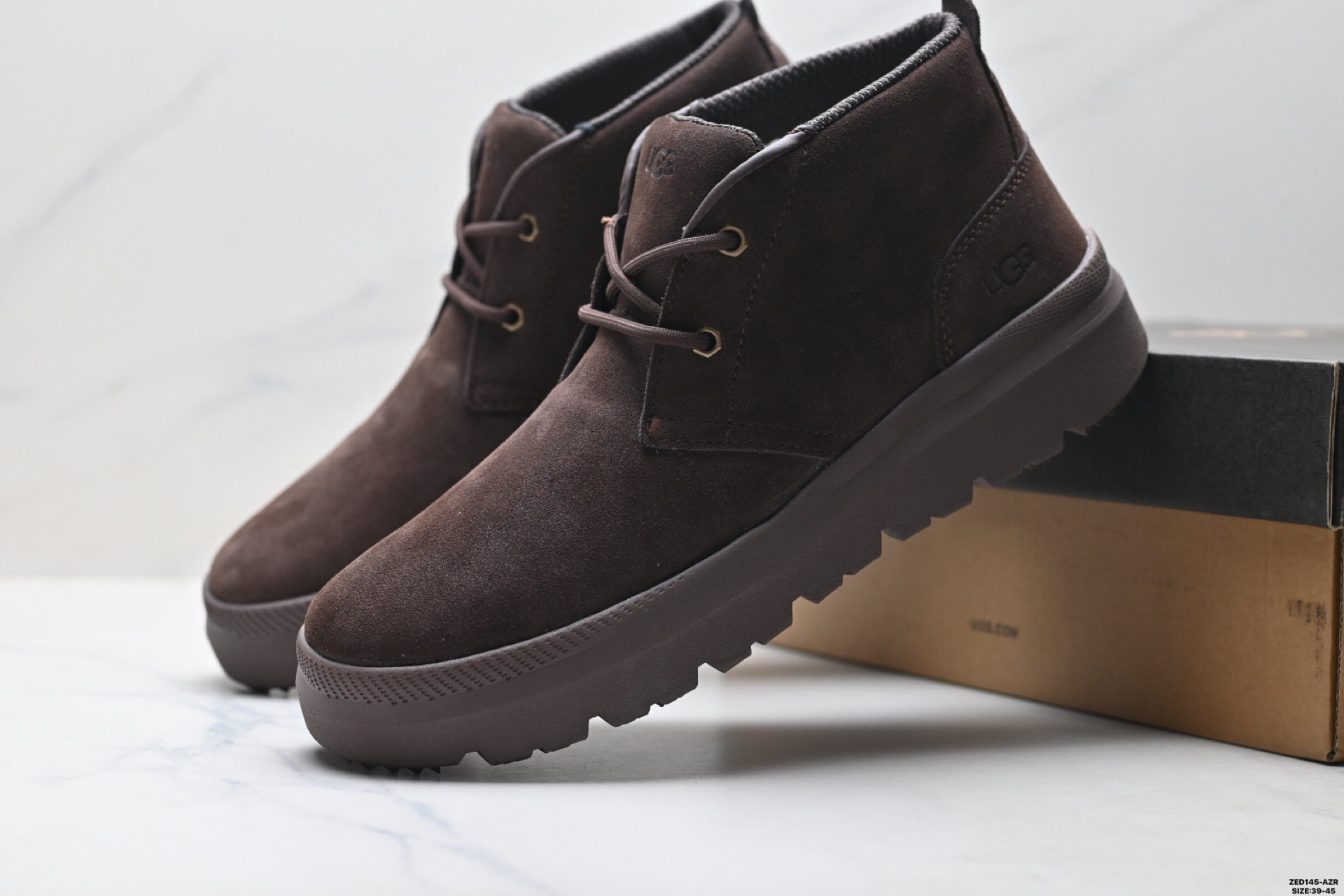 280 UGG短靴系带加绒雪地靴男加厚休闲棉靴子保暖厚底复古防寒东北大棉鞋 1151773