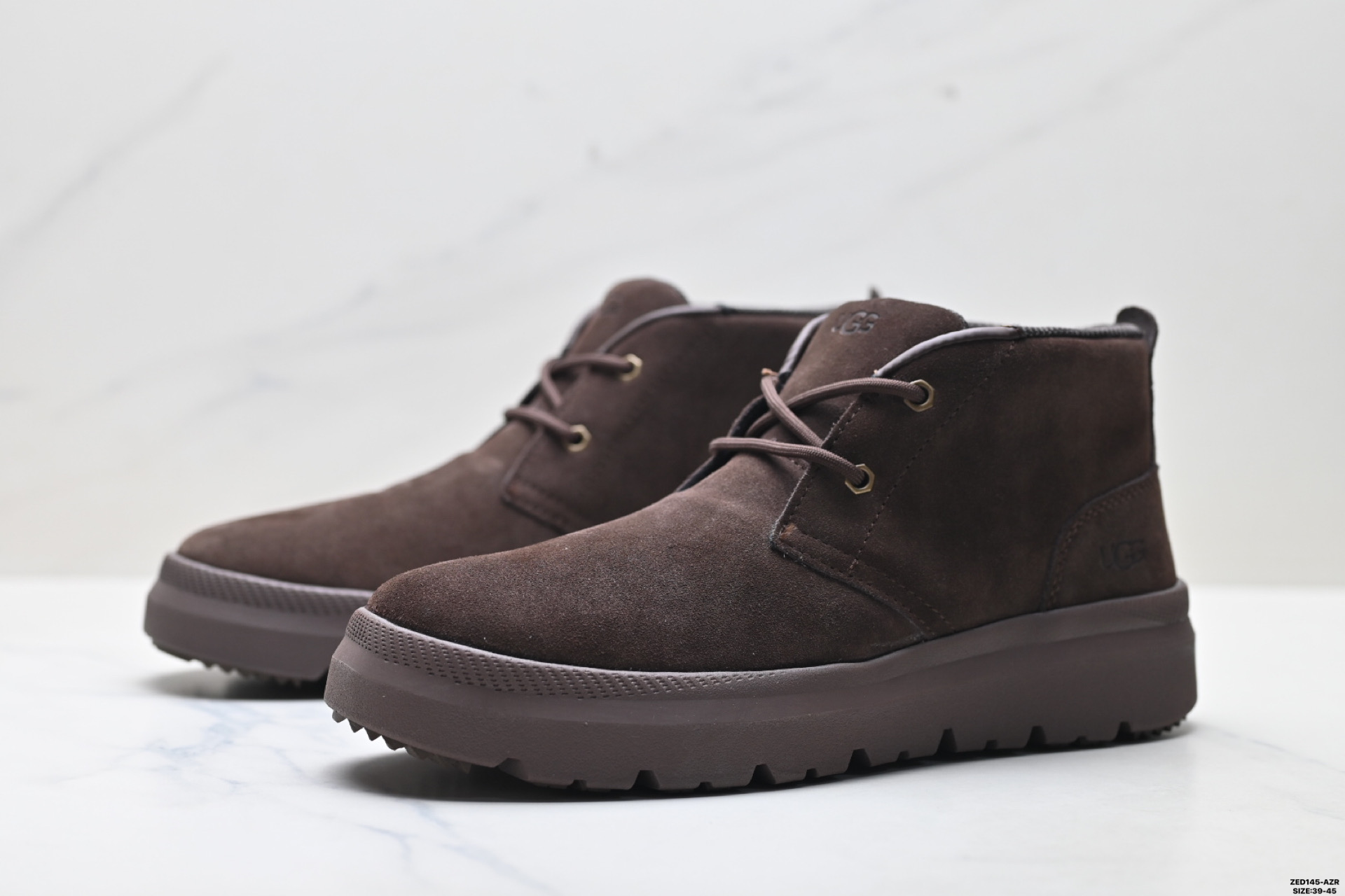 280 UGG短靴系带加绒雪地靴男加厚休闲棉靴子保暖厚底复古防寒东北大棉鞋 1151773