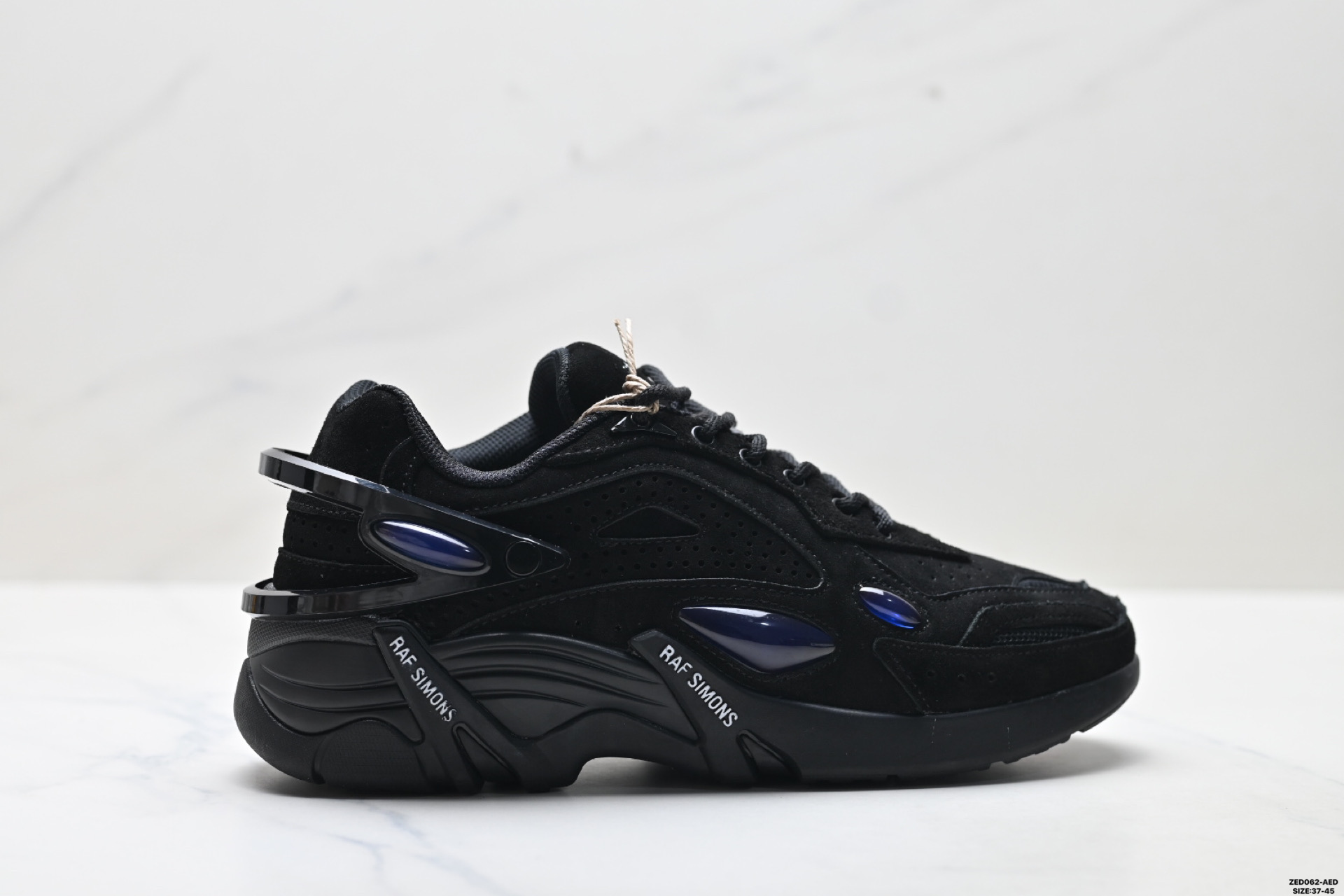 280 RAF SIMONS CYLON-21 潮流运动 织物皮革 圆头系带 低帮休闲鞋 HR740003L-0003