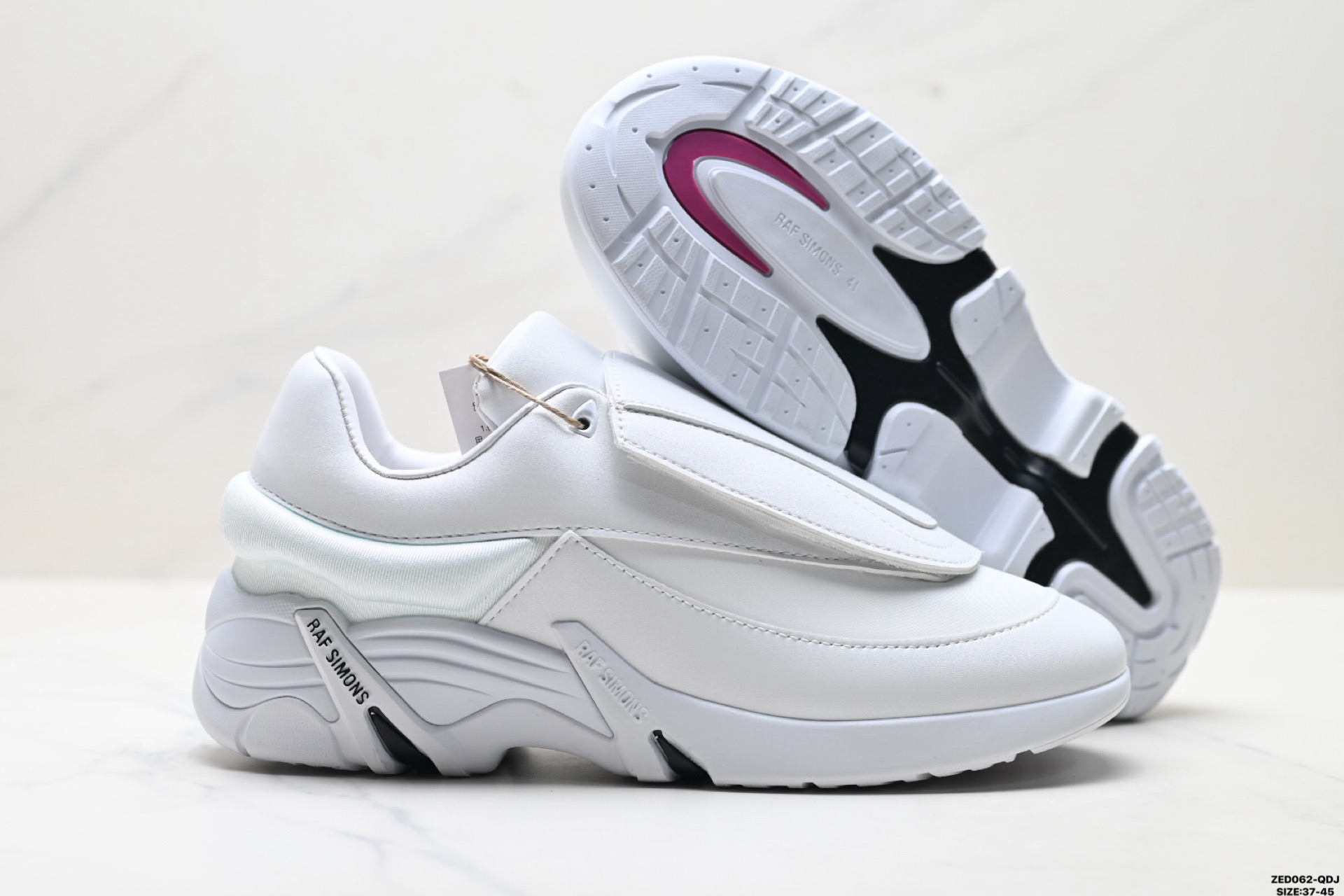 280 RAF SIMONS CYLON-21 潮流运动 织物皮革 圆头系带 低帮休闲鞋 HR740001S-0061