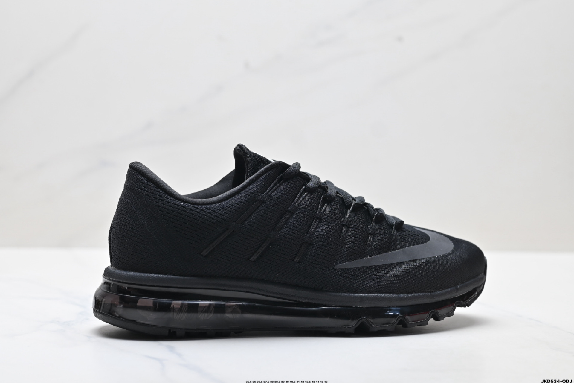 Nike Air Max 2016: נעלי ריצה נוחות עם ריפוד אוויר מלא – שחור
