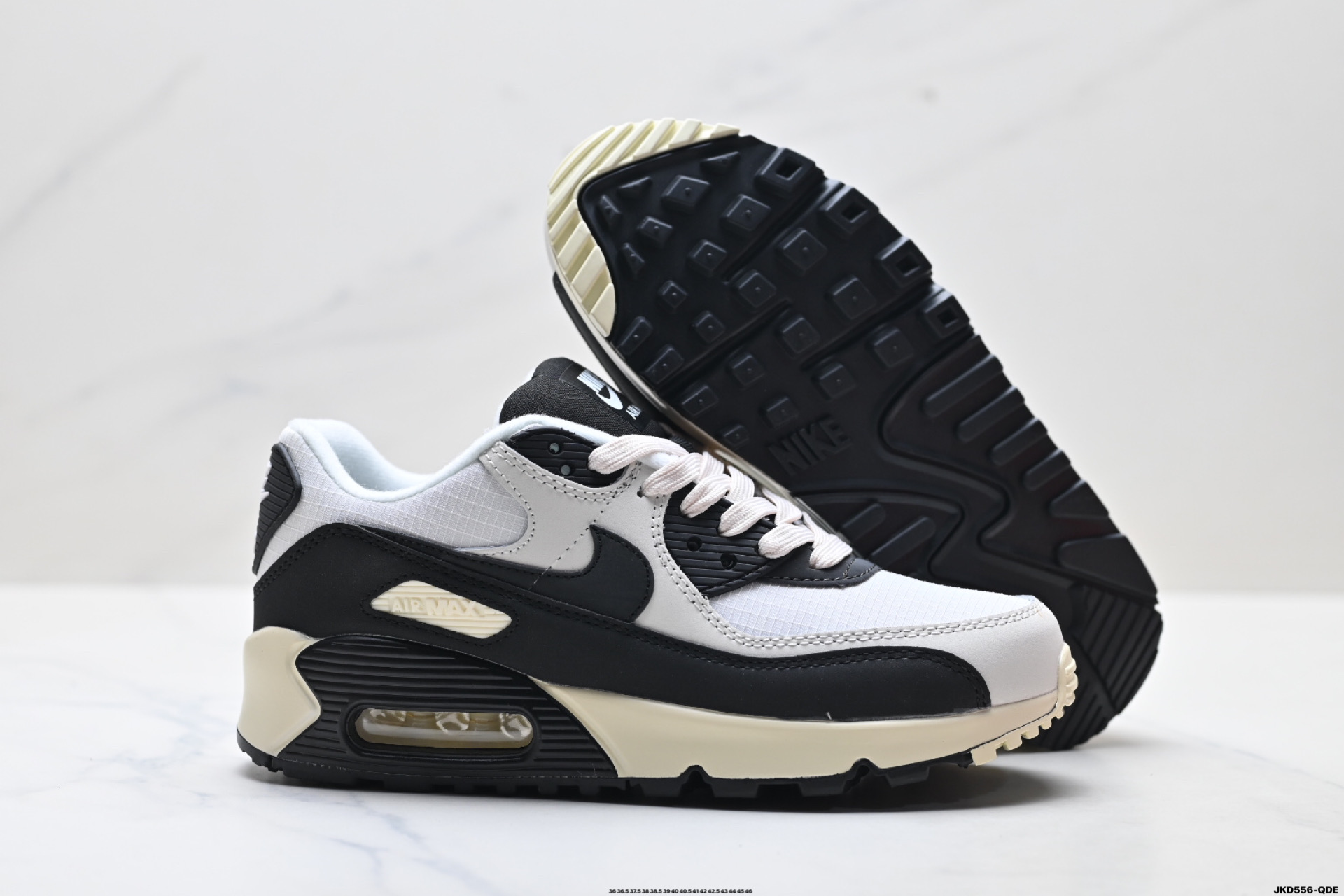 真标耐克Nike Air Max 90 经典复古小气垫缓震跑鞋 CN8490-100