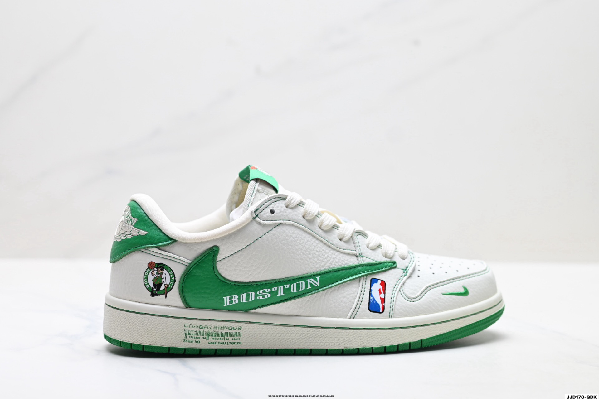 נעלי נייקי אייר ג’ורדן 1 בוסטון סלטיקס – עיצוב מותאם אישית ונוחות מושלמת