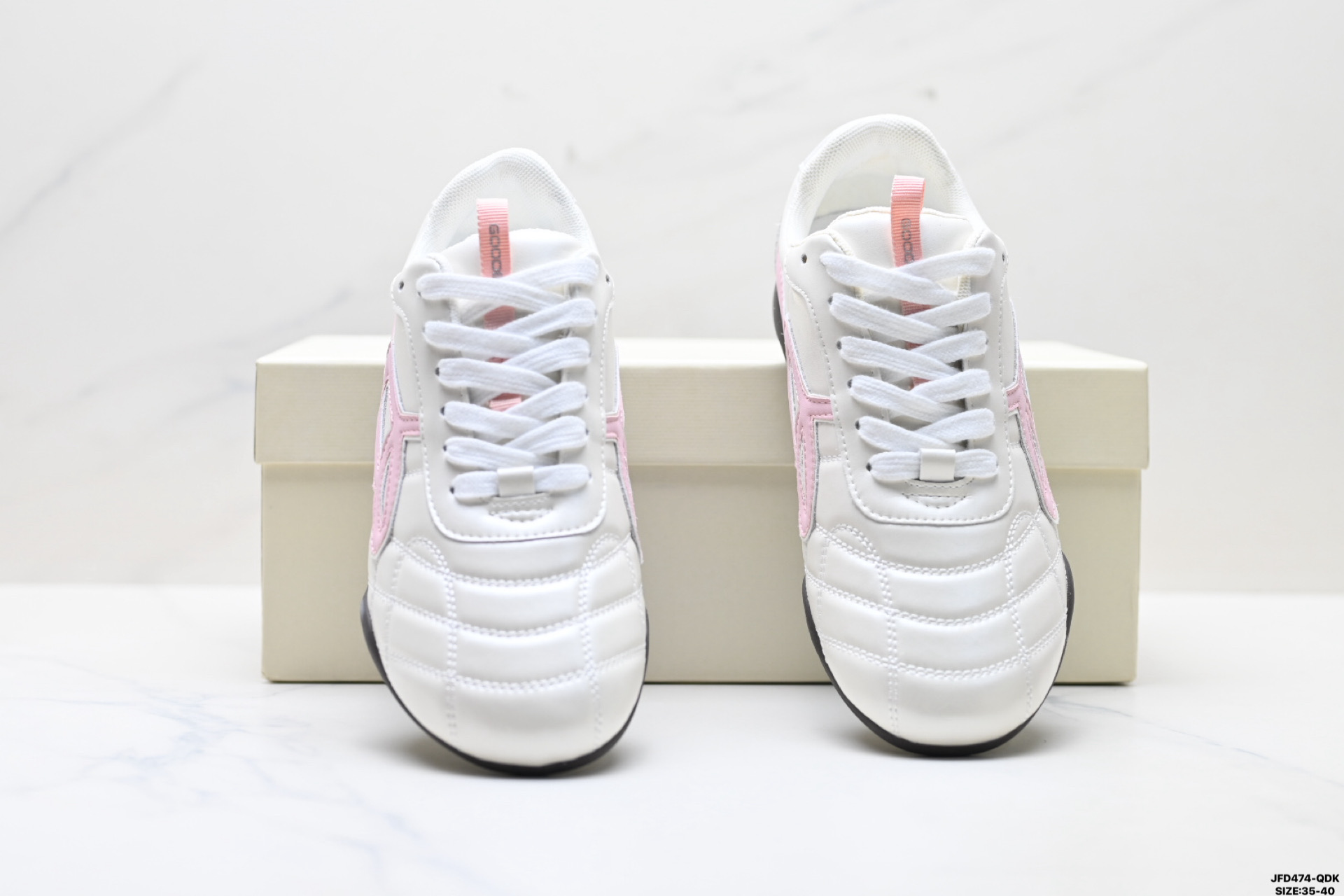 GOOD BAI 白敬亭同款 复古时尚流浪鞋 网纹格 赛车鞋设计搭配做旧效果 6380AZULCLARO