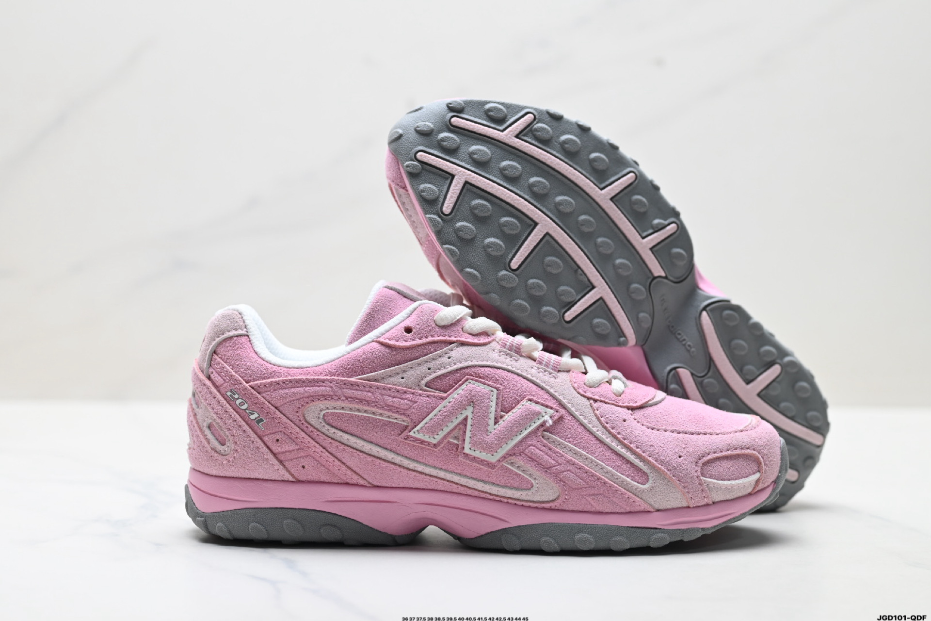 200 New Balance 204L系列 新百伦 薄底鞋 薄底皮质鞋带德训系 减震耐磨包裹性支撑轻便 低帮 生活休闲鞋 U204LMMD