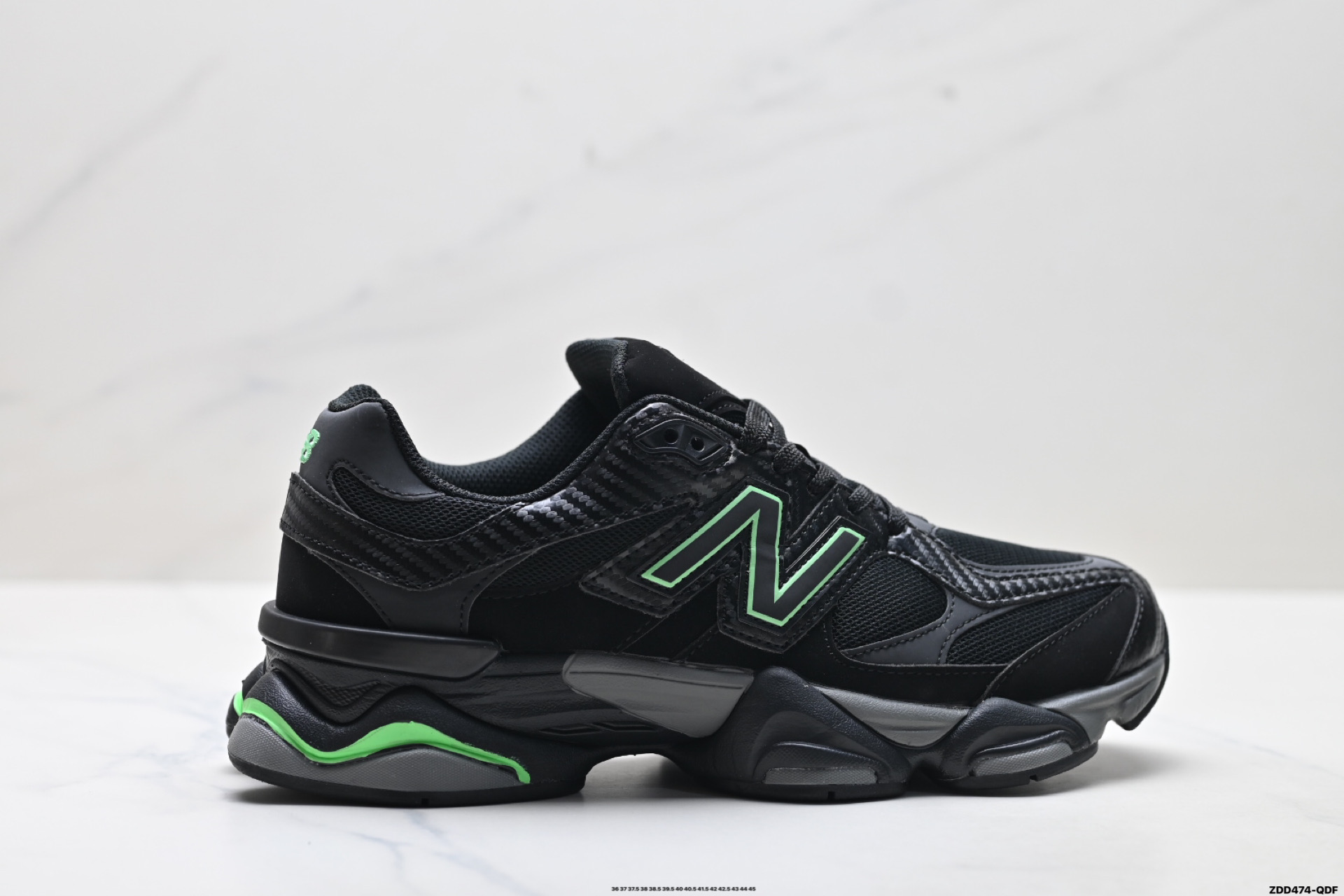 New Balance 9060 שחור ירוק: נעלי ריצה יומיומיות לנוחות וסגנון