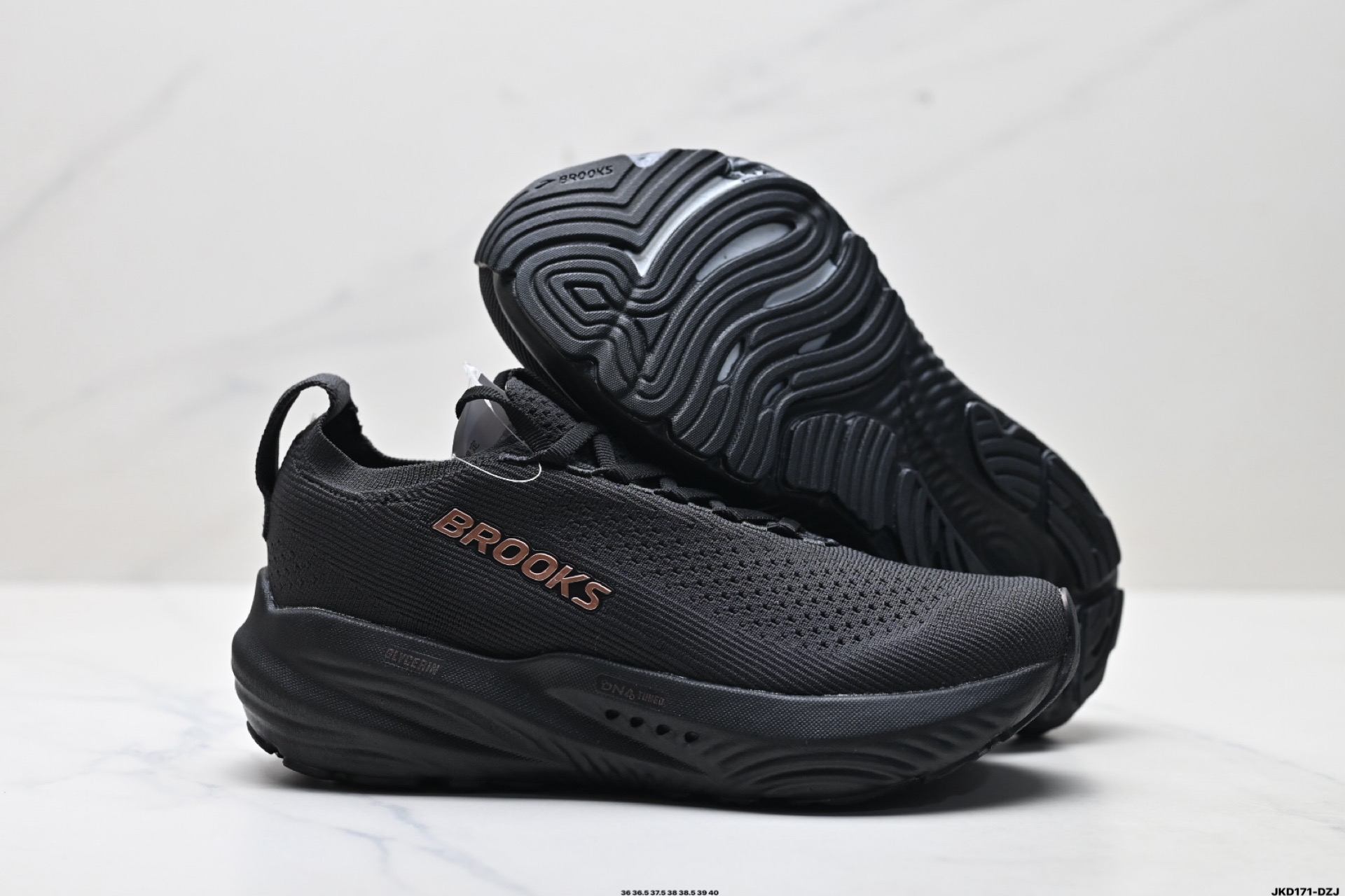 180 Brooks布鲁克斯Glycerin StealthFit 22 缓震马拉松氮气慢跑鞋 110448 1D 072