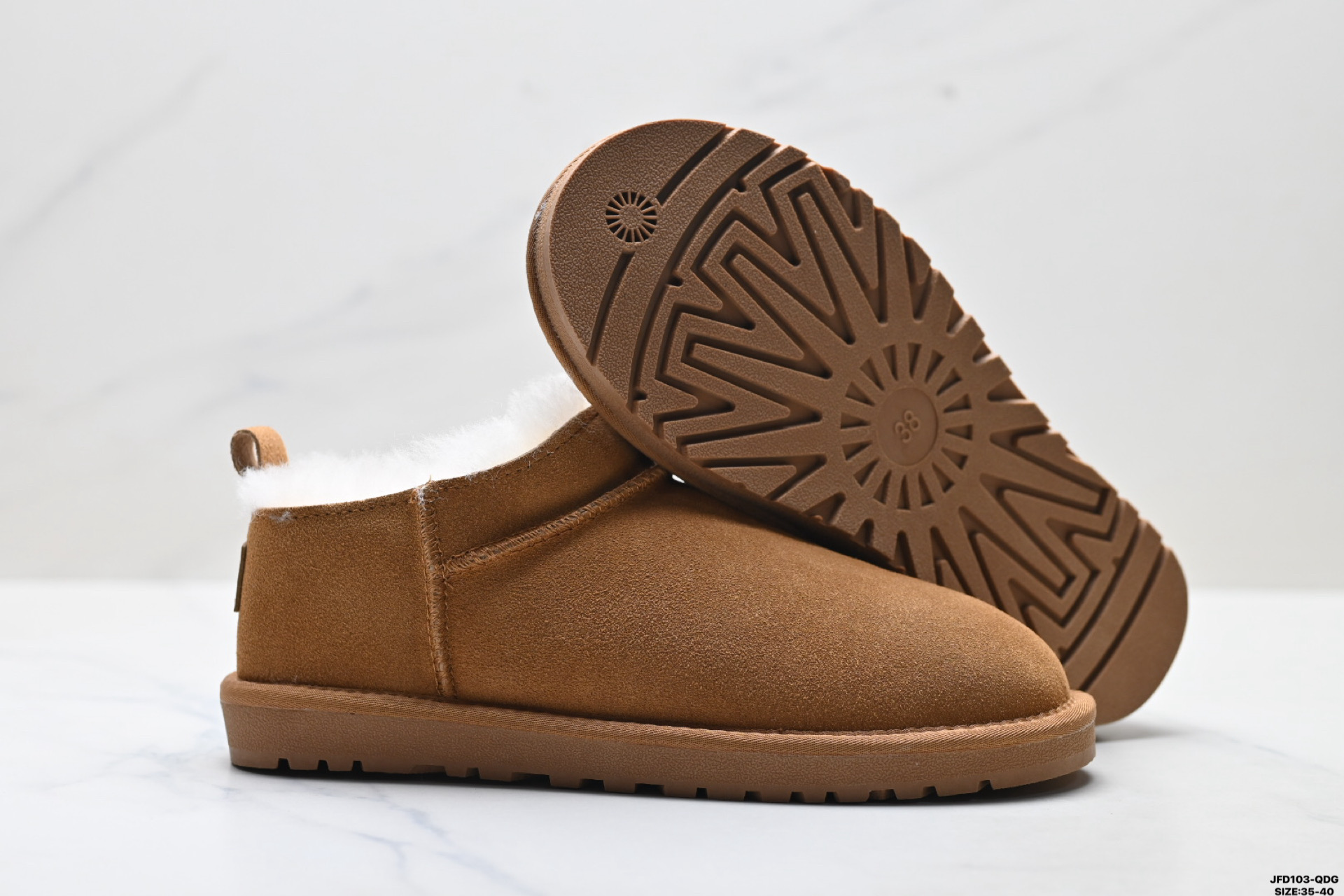 190 UGG DAKOTA 舒适柔软时尚 耐磨增高保暖 一脚蹬保暖雪地靴 5125