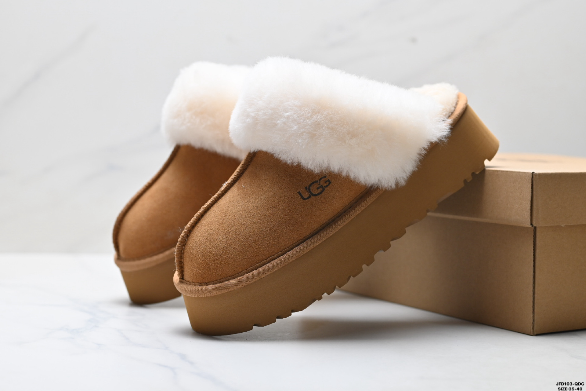 190 UGG 绒面 英伦风厚底增高柔软舒适 日常通勤 加绒保暖 雪地靴