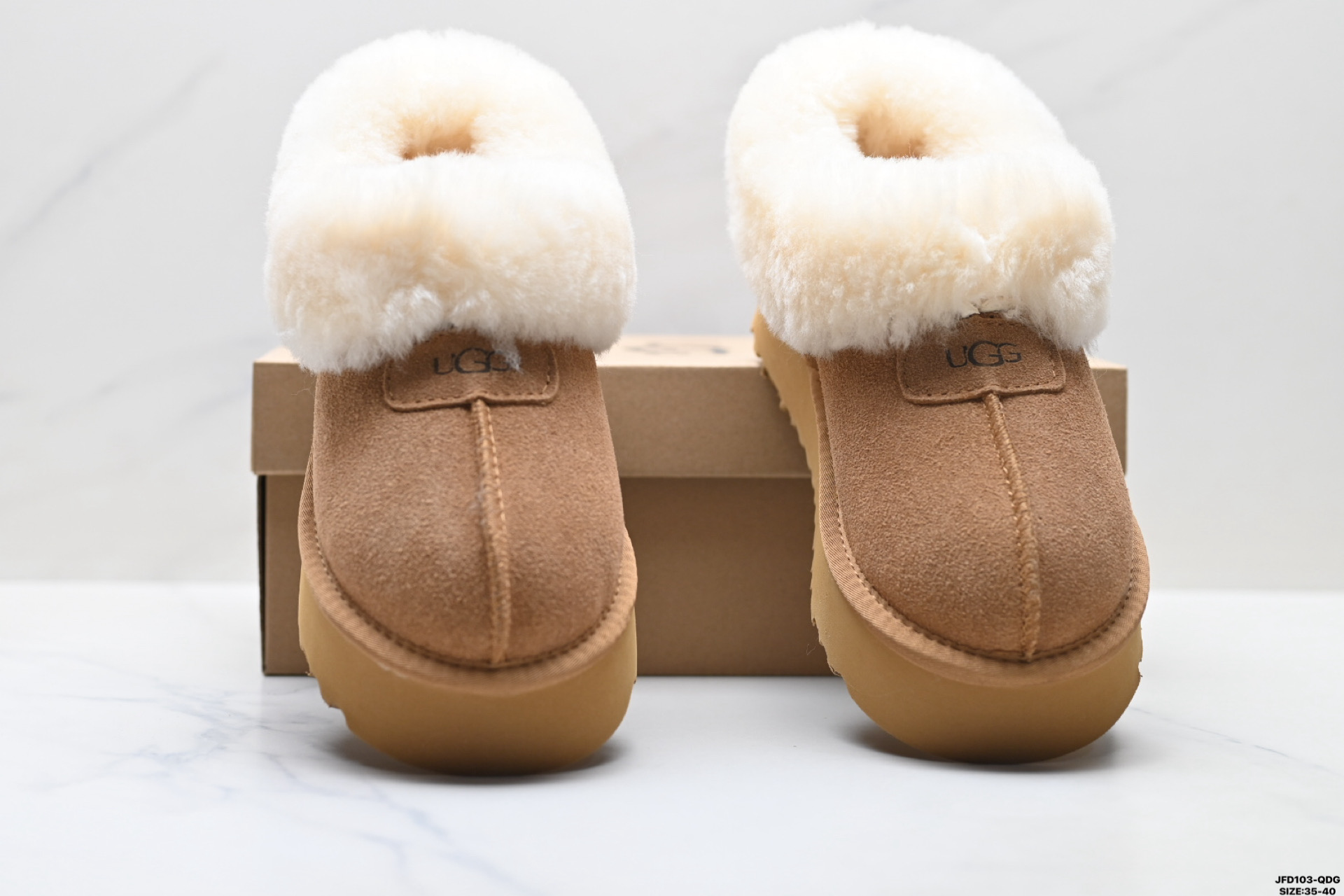 190 UGG磨砂皮羊皮 保暖耐磨减震增高防滑包裹性 时尚百搭 短筒 雪地靴