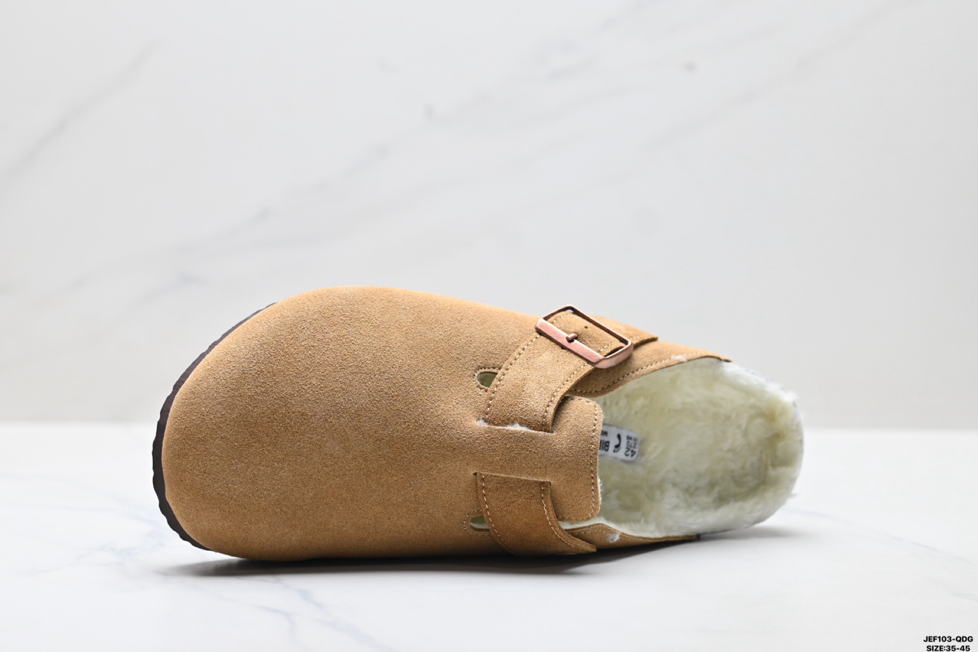 Birkenstock Boston Shearling 简约时尚 舒适百搭 耐磨防滑 半包勃肯休闲鞋 1001140