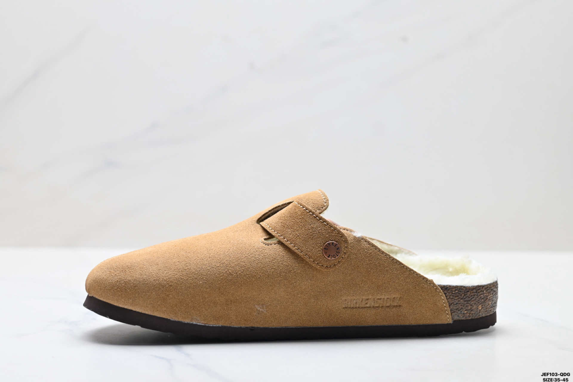 Birkenstock Boston Shearling 简约时尚 舒适百搭 耐磨防滑 半包勃肯休闲鞋 1001140