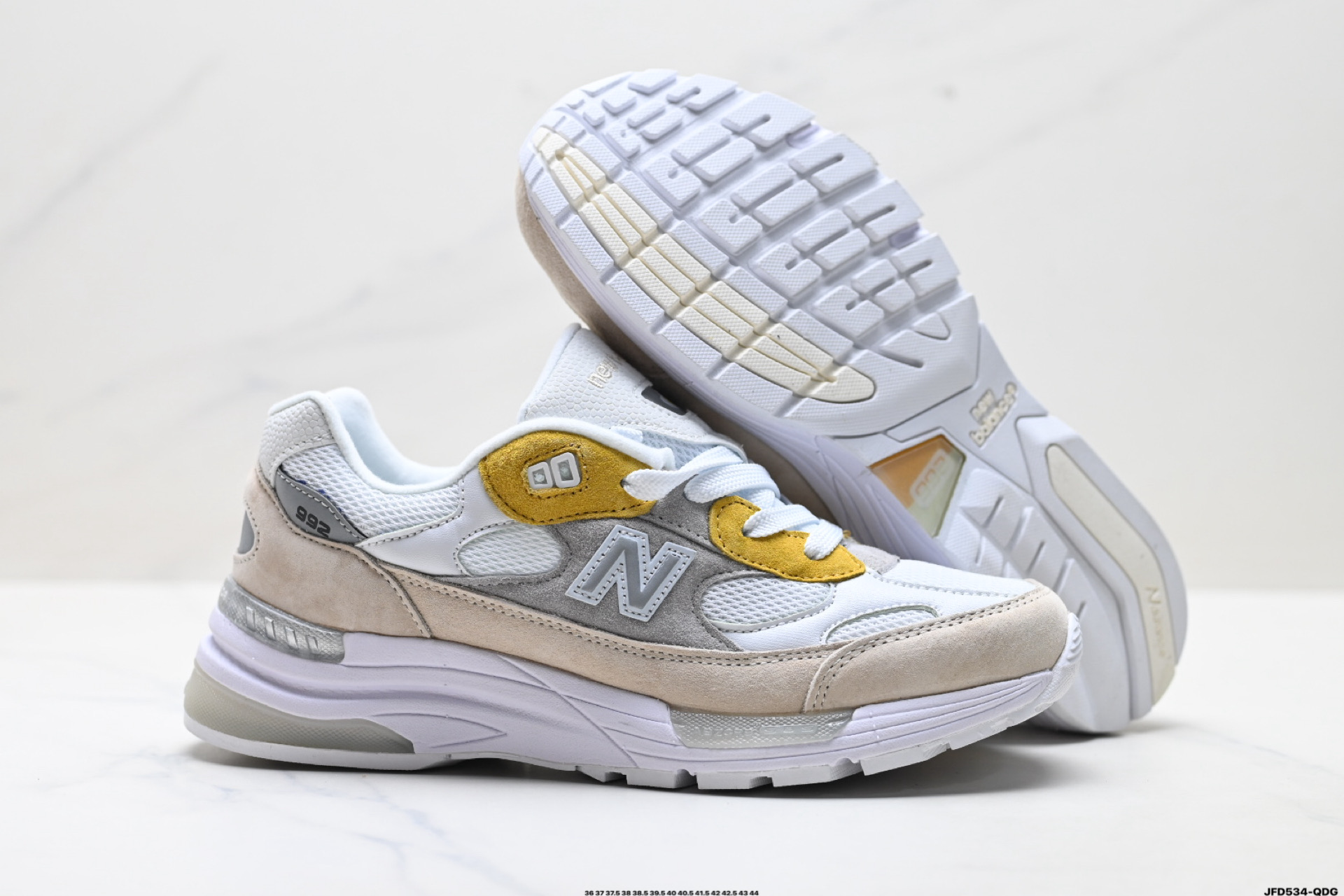 190 New Balance 992系列 新百伦 美产血统经典复古休闲运动百搭老爹跑步鞋 M992FBI