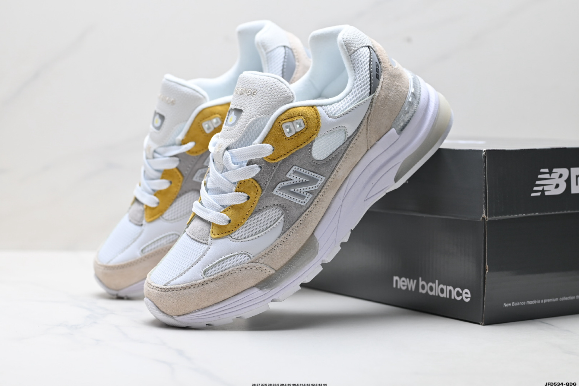 190 New Balance 992系列 新百伦 美产血统经典复古休闲运动百搭老爹跑步鞋 M992FBI