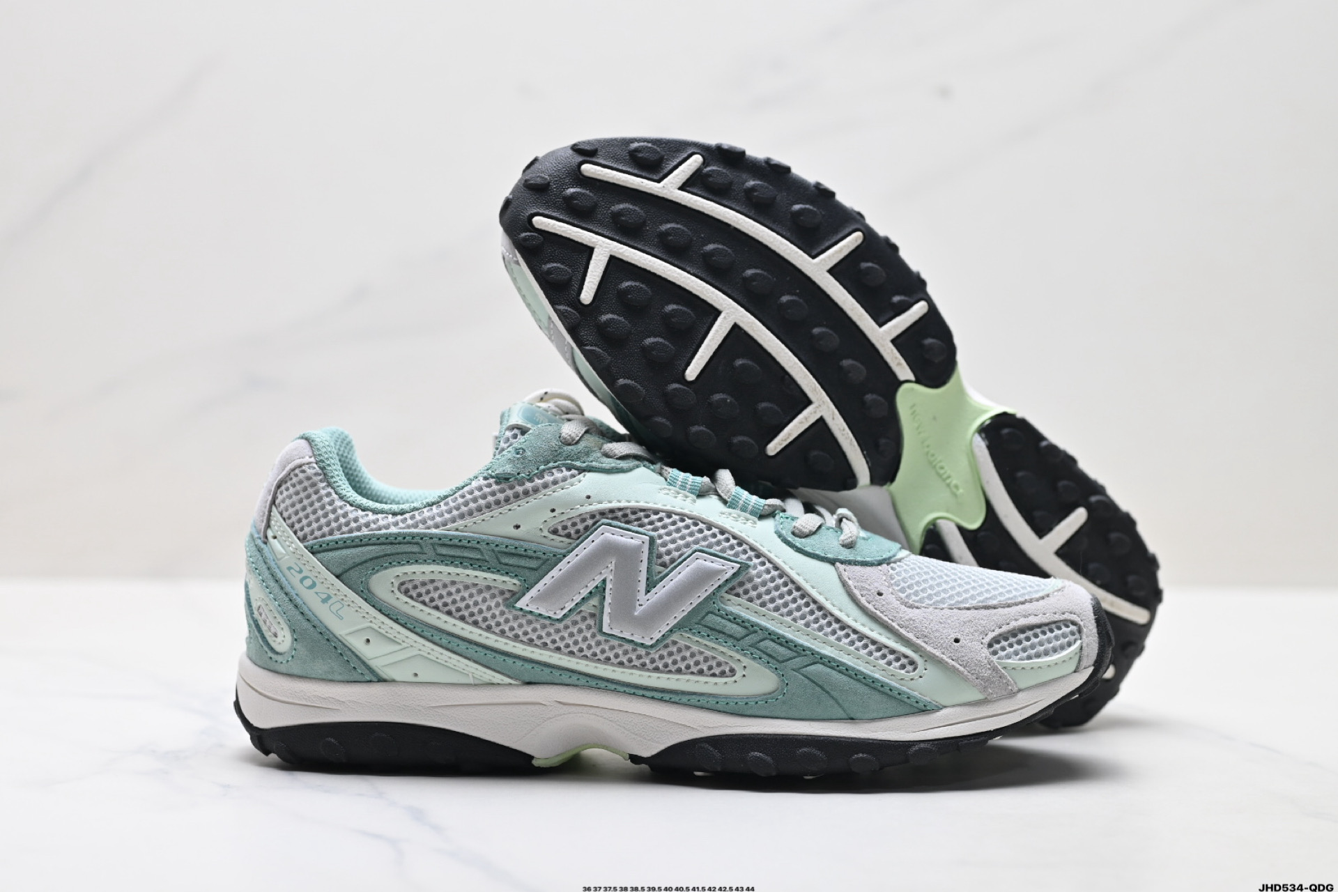 210 New Balance 204L系列 新百伦 薄底鞋 薄底皮质鞋带德训系 减震耐磨包裹性支撑轻便 低帮 生活休闲鞋 U204LKTA