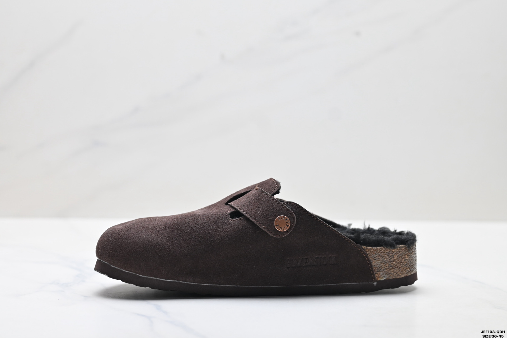 175 Birkenstock Boston Shearling 简约时尚 加绒款 舒适百搭 耐磨防滑 半包勃肯休闲鞋 1050529