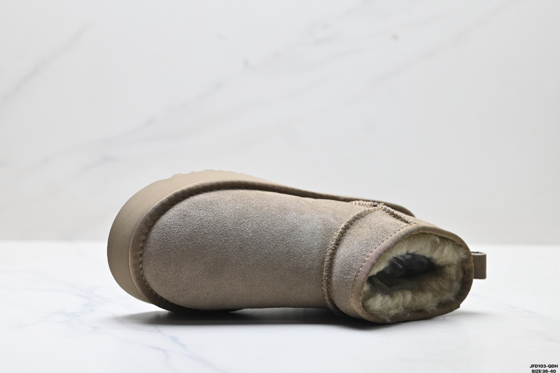 190 UGG CLASSIC ULTRA MINI PLATFORM 轻便舒适 麂皮 中帮保暖雪地靴 1135093