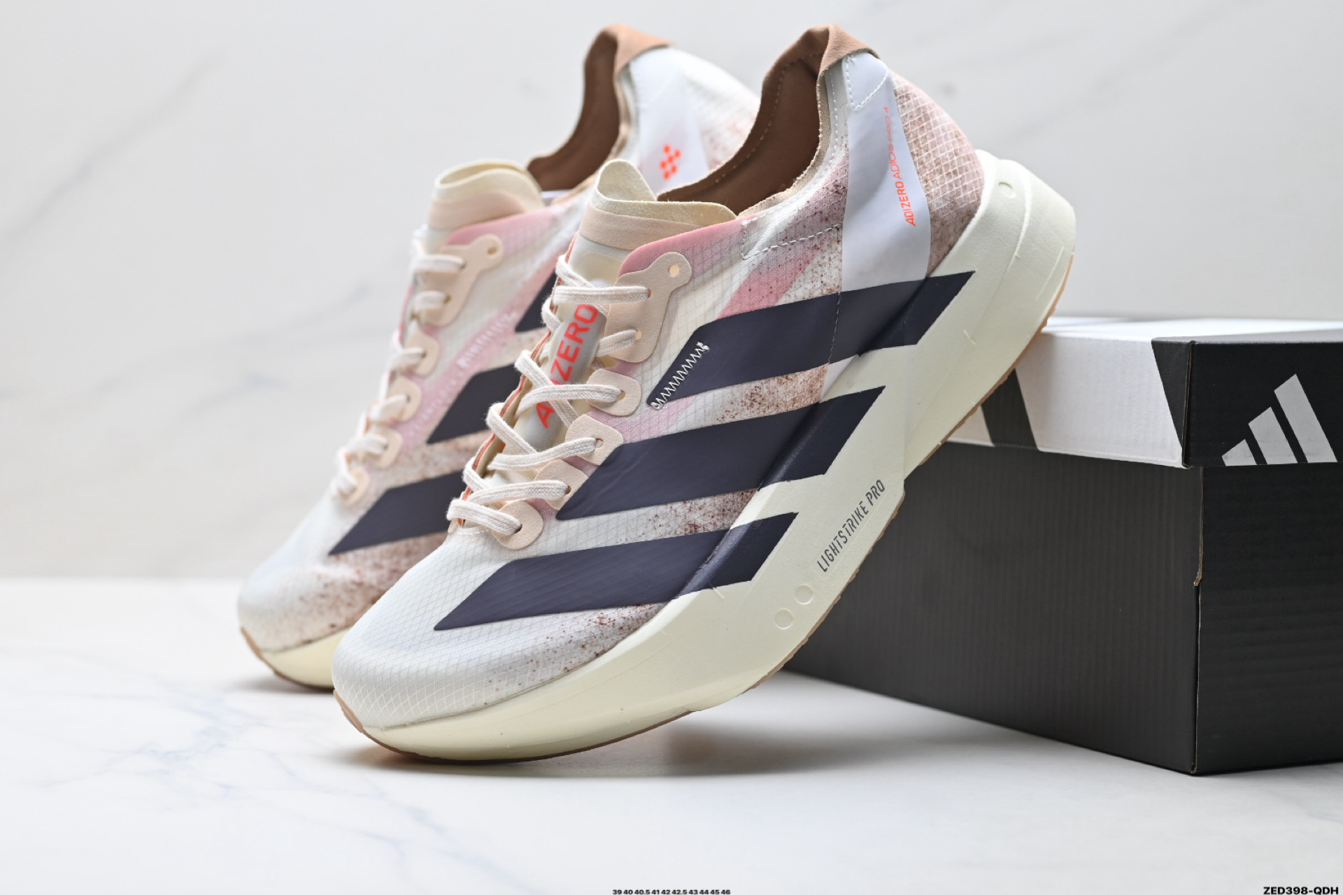 Adidas Adizero Adios Pro 4M 马拉松飞线贾卡轻质透气休闲运动跑步鞋 JR6367