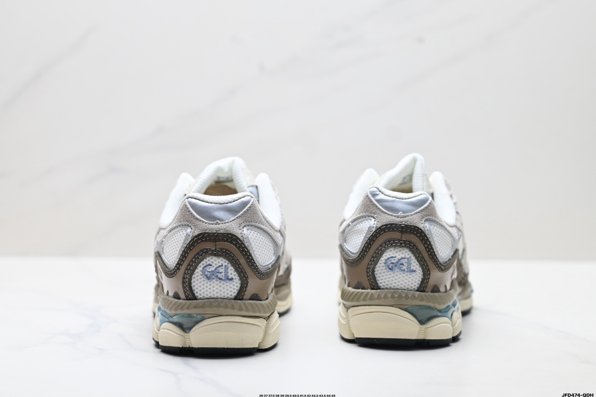 190 ASICS GEL-NYC 亚瑟士 透气网眼鞋面 配合部分合成革材质 采用全新AHAR+橡胶材质 更加耐磨 1203A383-103