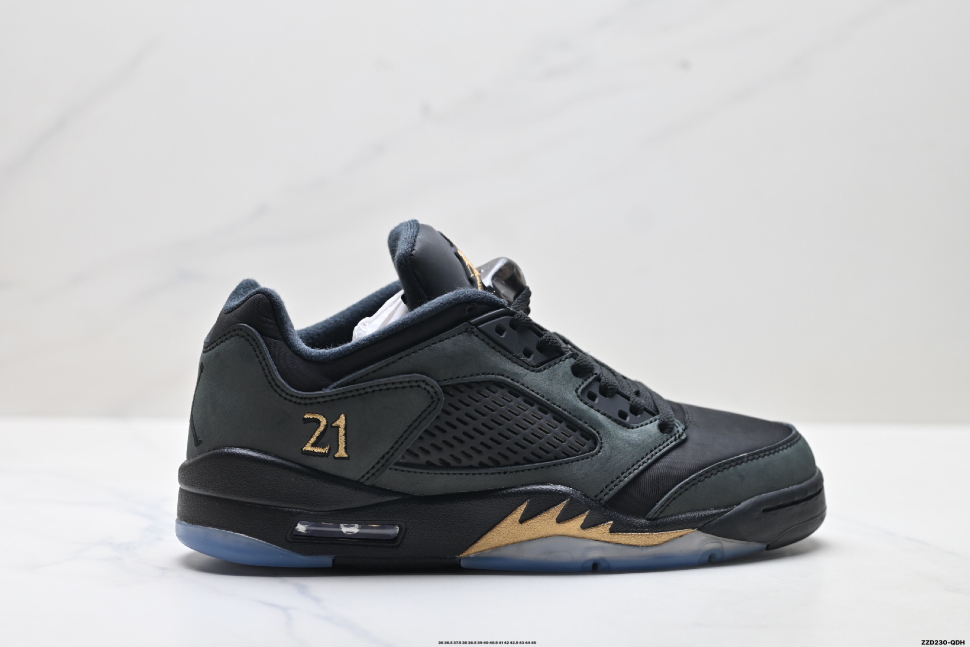 Nike Air Jordan 5 Retro Low – נעלי כדורסל נוחות עם הגנה מפני זעזועים