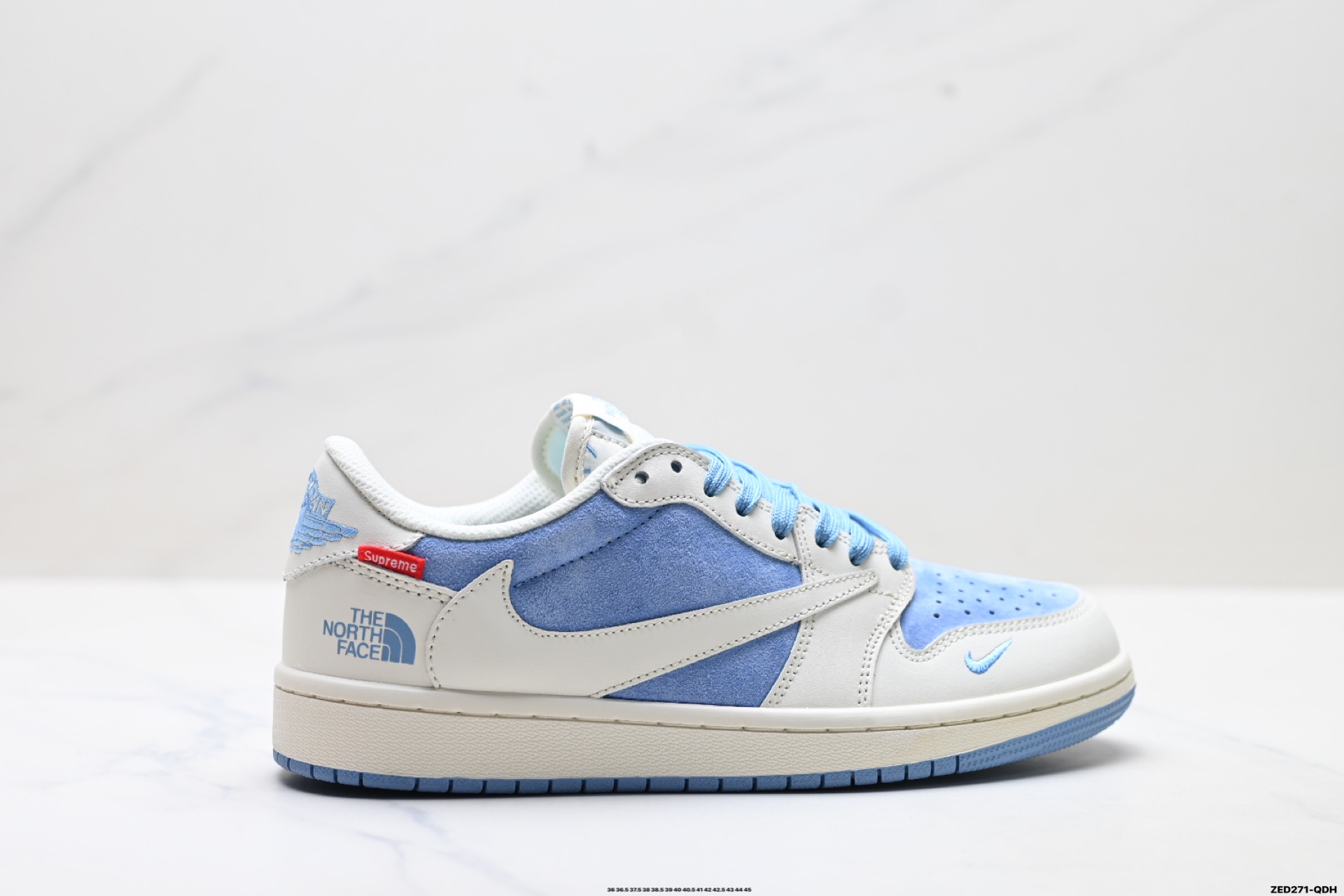 Nike Air Jordan 1 x Travis Scott בהתאמה אישית – שילוב מנצח של סטייל ונוחות