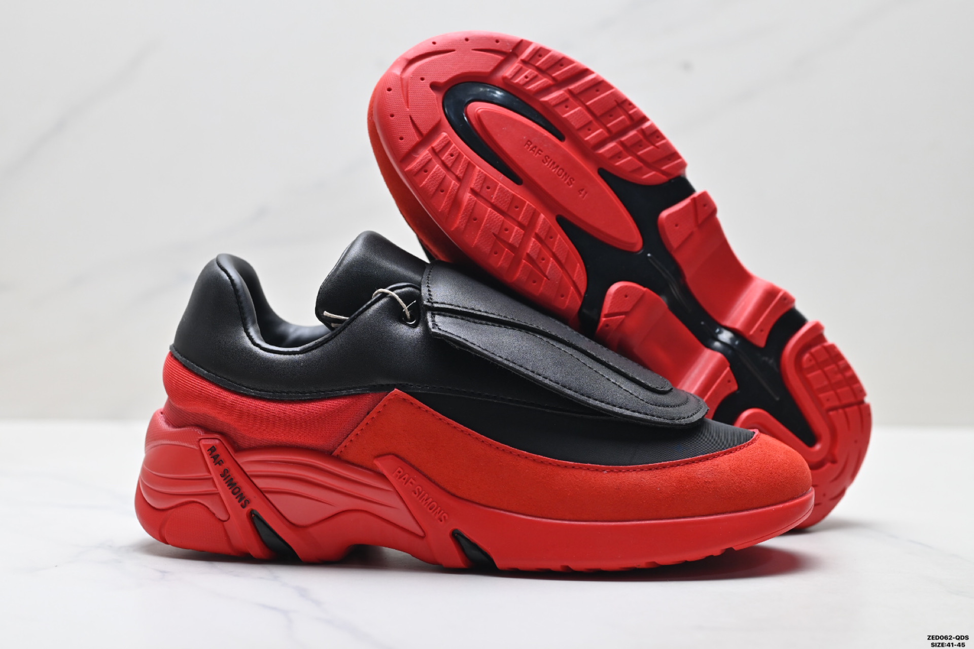 280 RAF SIMONS CYLON-21 潮流运动 织物皮革 圆头系带 低帮休闲鞋 HR740001S-0178