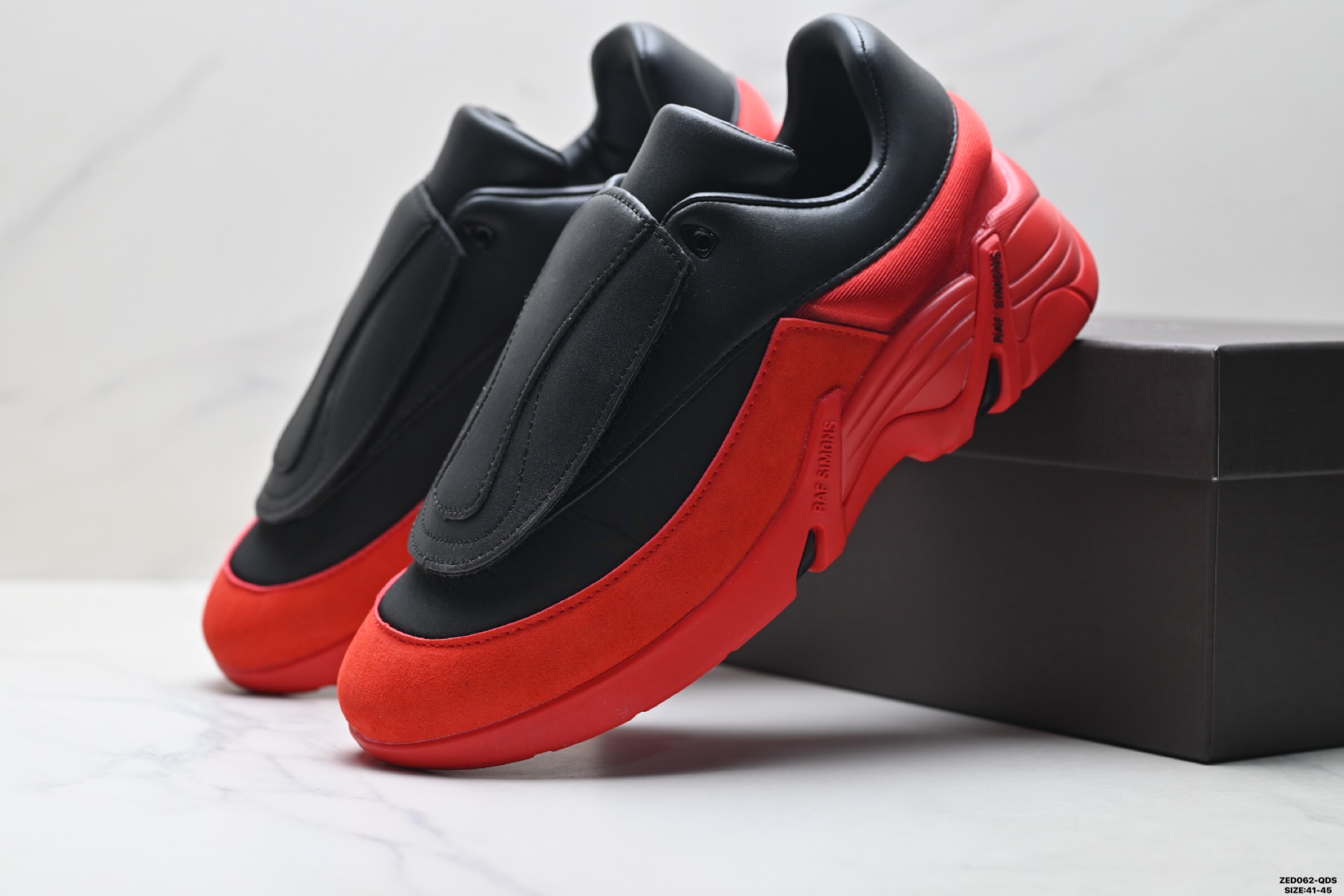 280 RAF SIMONS CYLON-21 潮流运动 织物皮革 圆头系带 低帮休闲鞋 HR740001S-0178