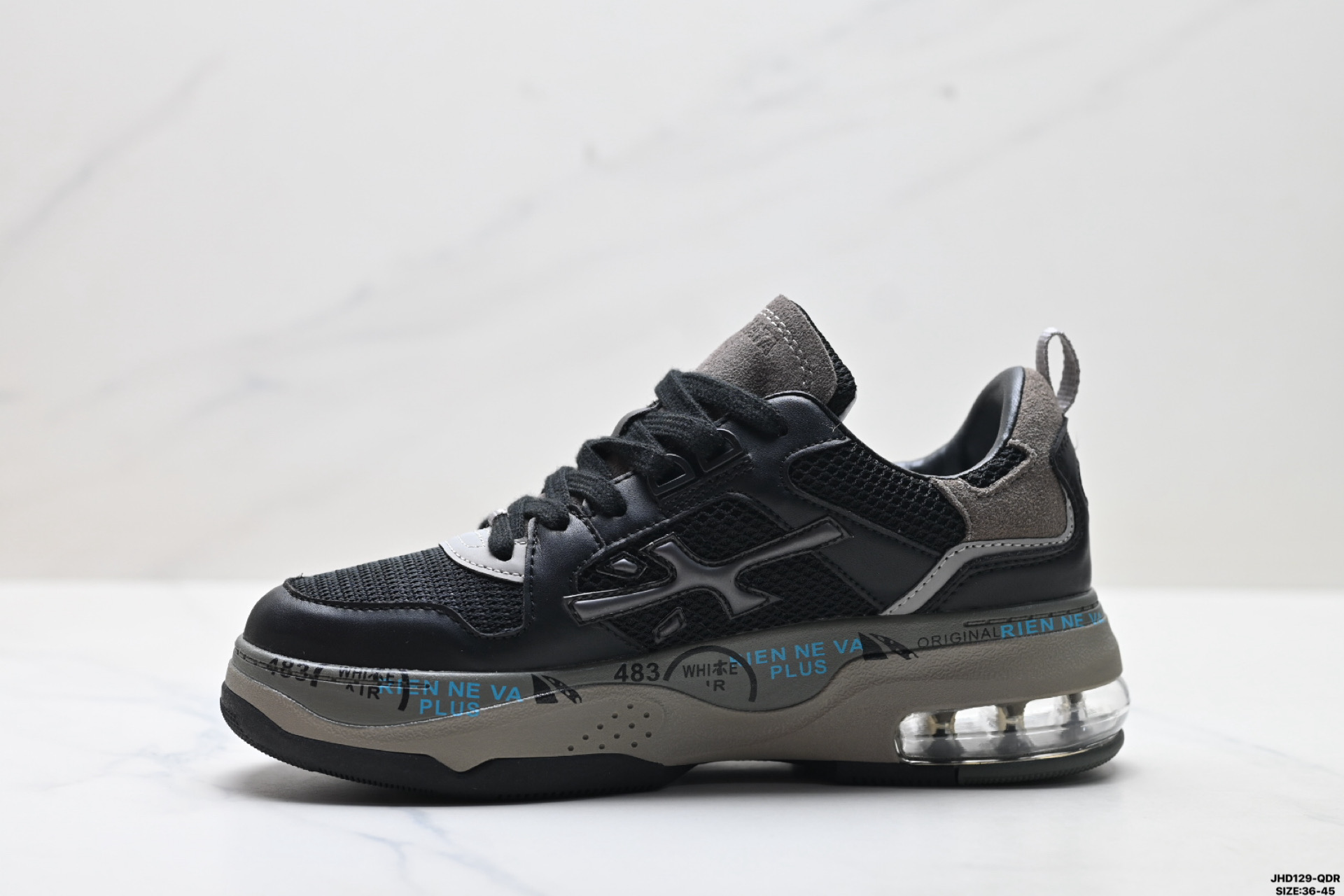 PREMIATA DRAKE 小牛皮 百搭圆头 低帮休闲鞋 DRAKE404