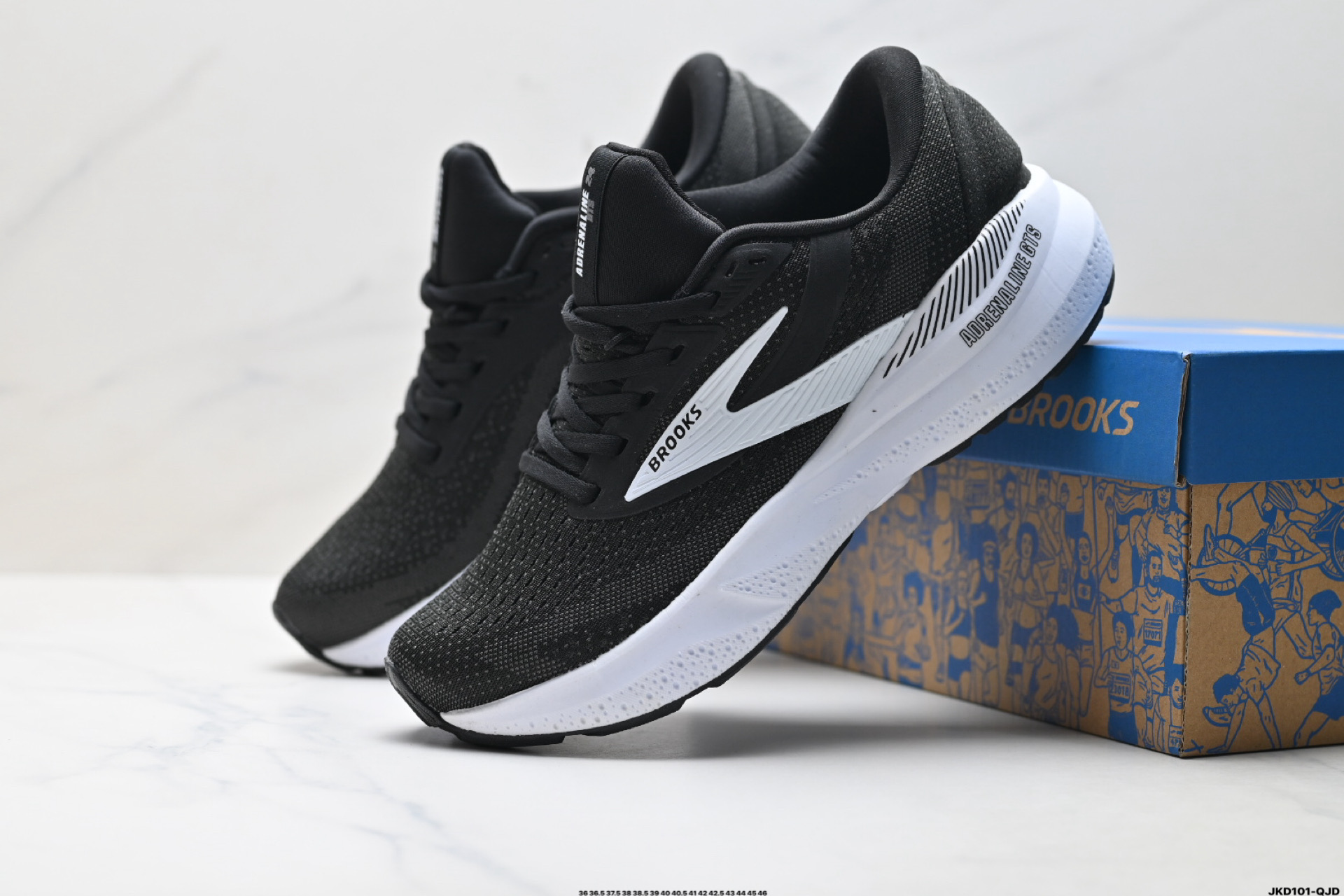 180 Brooks布鲁克斯 Adrenaline GTS 24跑鞋 缓震马拉松氮气慢跑鞋 12046 1B 087