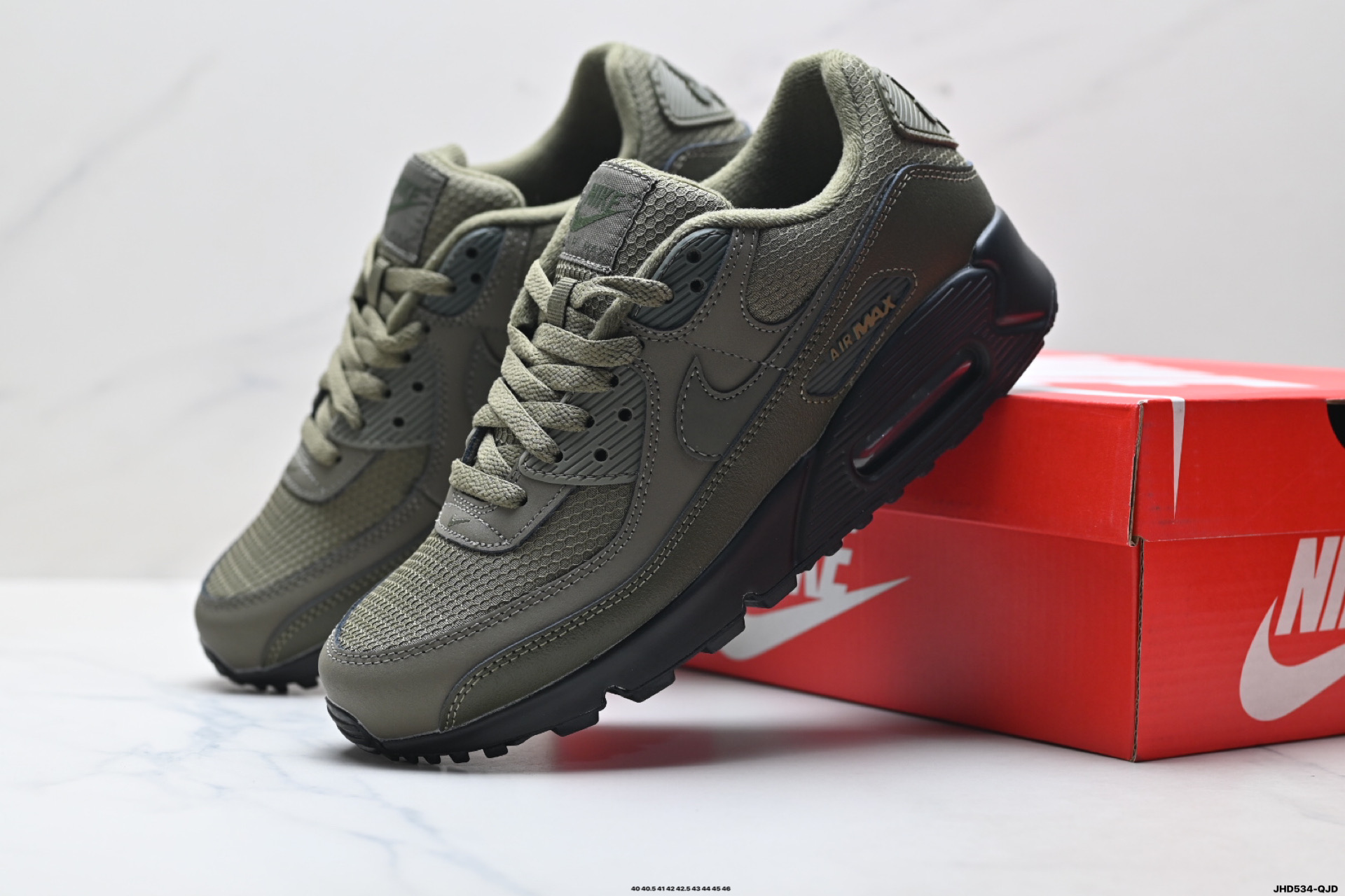 210 Nike Air Max 90 初代复古气垫百搭休闲运动慢跑鞋复古小气垫史上第一双可视气垫跑鞋 FZ7186-100