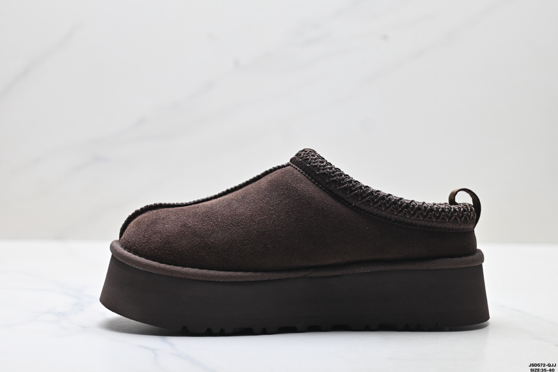 220 UGG TAZZ 舒适柔软时尚 耐磨增高保暖 民族风一脚蹬保暖雪地靴 1122553