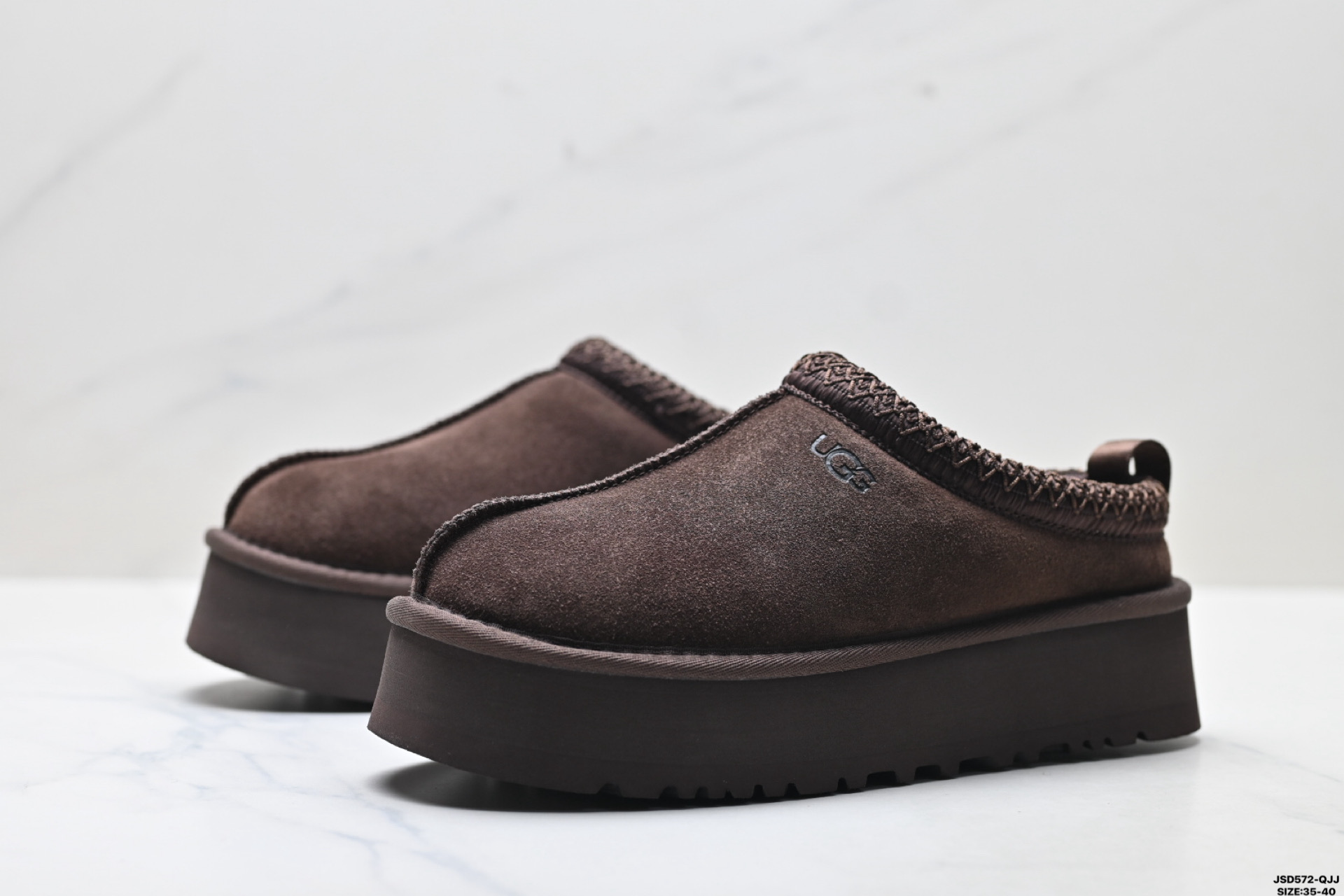 220 UGG TAZZ 舒适柔软时尚 耐磨增高保暖 民族风一脚蹬保暖雪地靴 1122553