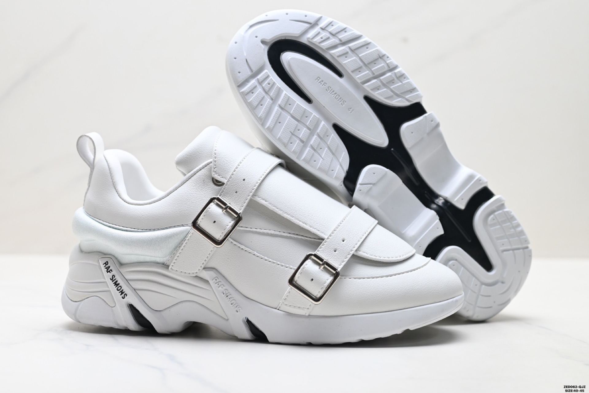 280 RAF SIMONS CYLON-21 潮流运动 织物皮革 圆头系带 低帮休闲鞋 HR740004L-0061