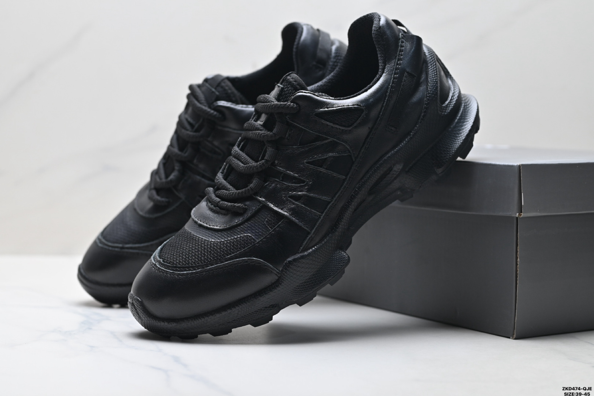 290 Ecco爱步 Biom C Trail 舒适时尚 牛皮 防水透气 低帮休闲鞋