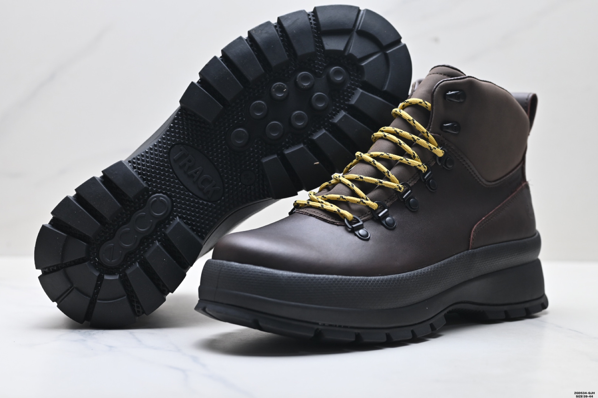 320 ECCO爱步高帮男鞋厚底马丁靴防水减震撞色美式工装靴皮靴 550604-510-Chinese UA Cheap High Quatity Brand Clothes Bags handbags Sneakers wholesale wholesaler seller from China Factory suppliers Fashion Clothing Shoes best Quality Beautiful Price 320 ECCO爱步高帮男鞋厚底马丁靴防水减震撞色美式工装靴皮靴 550604-510