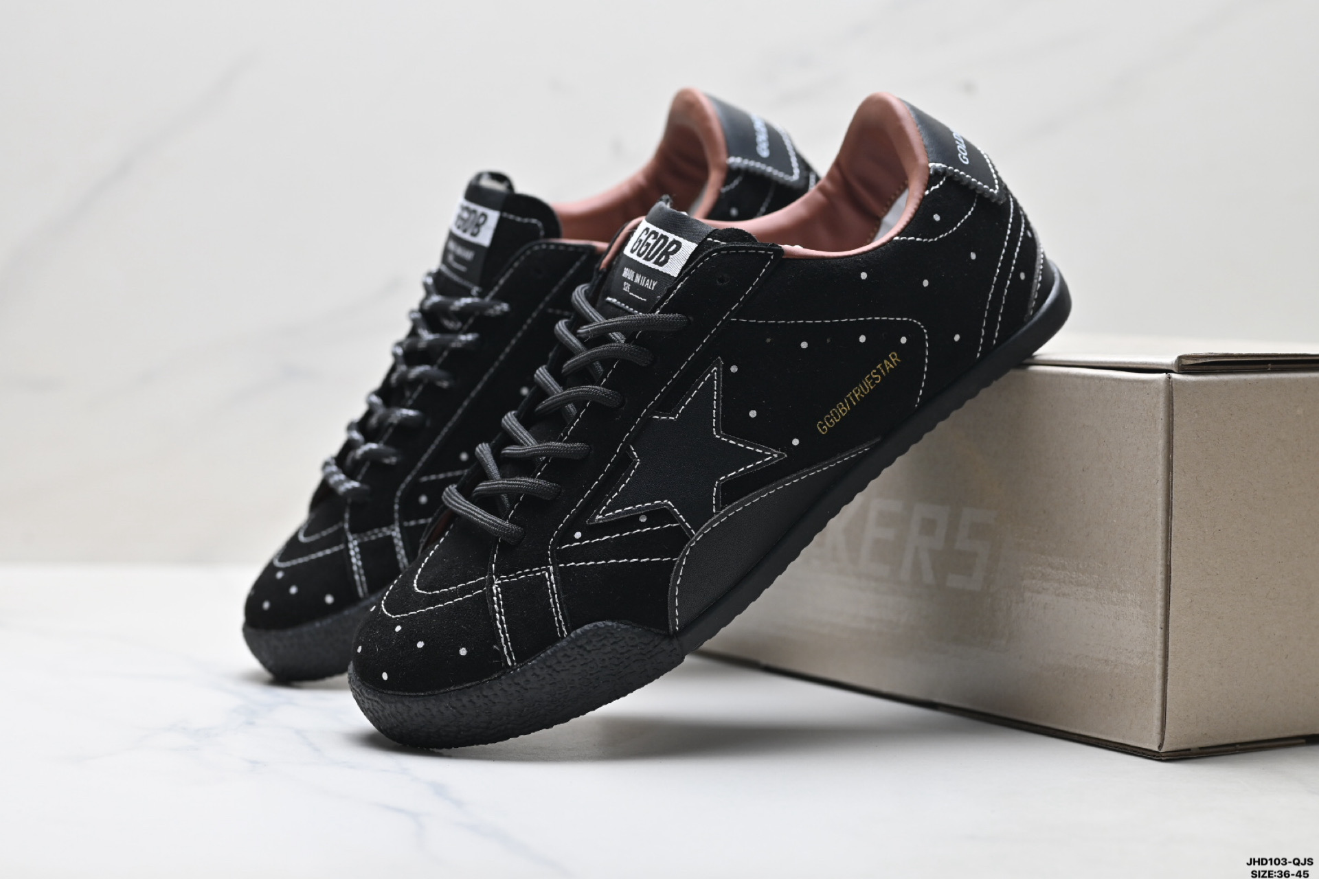 210 Golden Goose True Star 牛皮涤纶 尼龙 亮片搭配 星星 薄底低帮休闲鞋 GMF00922-Chinese UA Cheap High Quatity Brand Clothes Bags handbags Sneakers wholesale wholesaler seller from China Factory suppliers Fashion Clothing Shoes best Quality Beautiful Price 210 Golden Goose True Star 牛皮涤纶 尼龙 亮片搭配 星星 薄底低帮休闲鞋 GMF00922