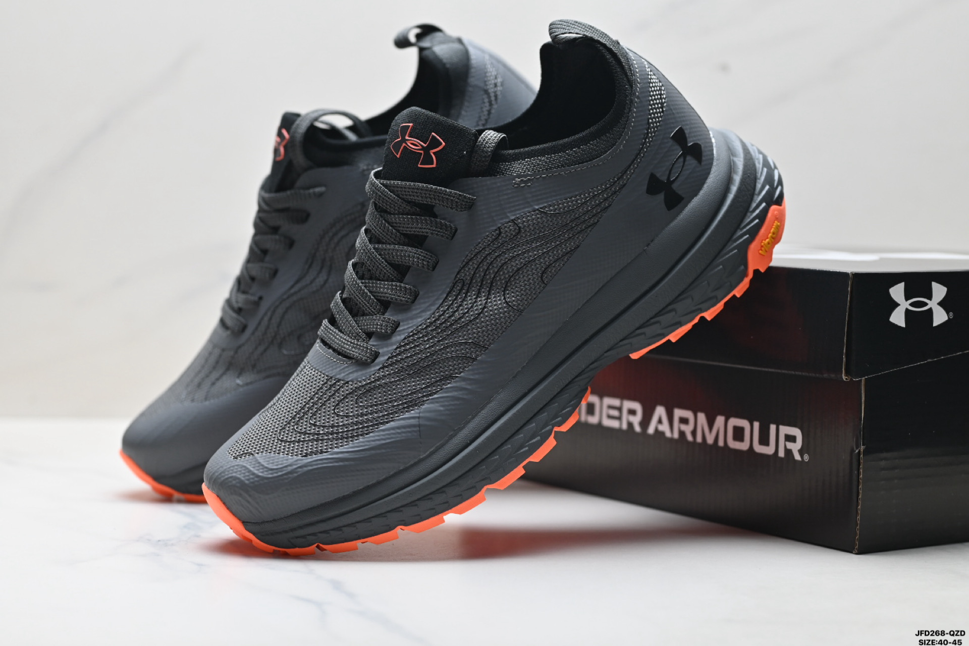 Under Armour 轻便缓震 舒适百搭Vibram大底 安德玛 低帮越野跑鞋 5338040