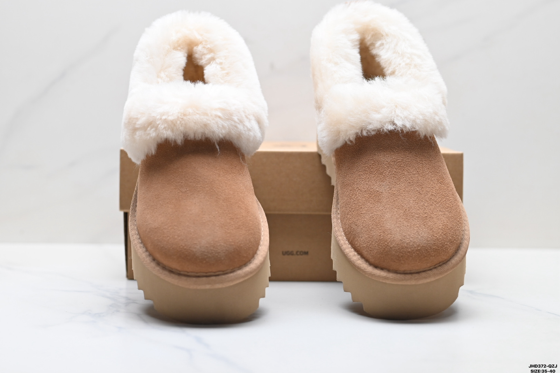 UGG NITA 保暖防滑 加绒 轻便舒适 麂皮 低帮保暖雪地靴 1166733
