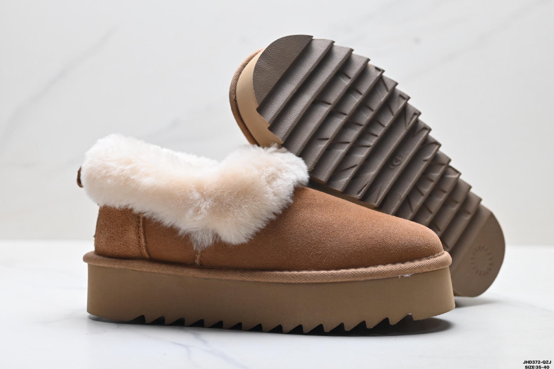 UGG NITA 保暖防滑 加绒 轻便舒适 麂皮 低帮保暖雪地靴 1166733
