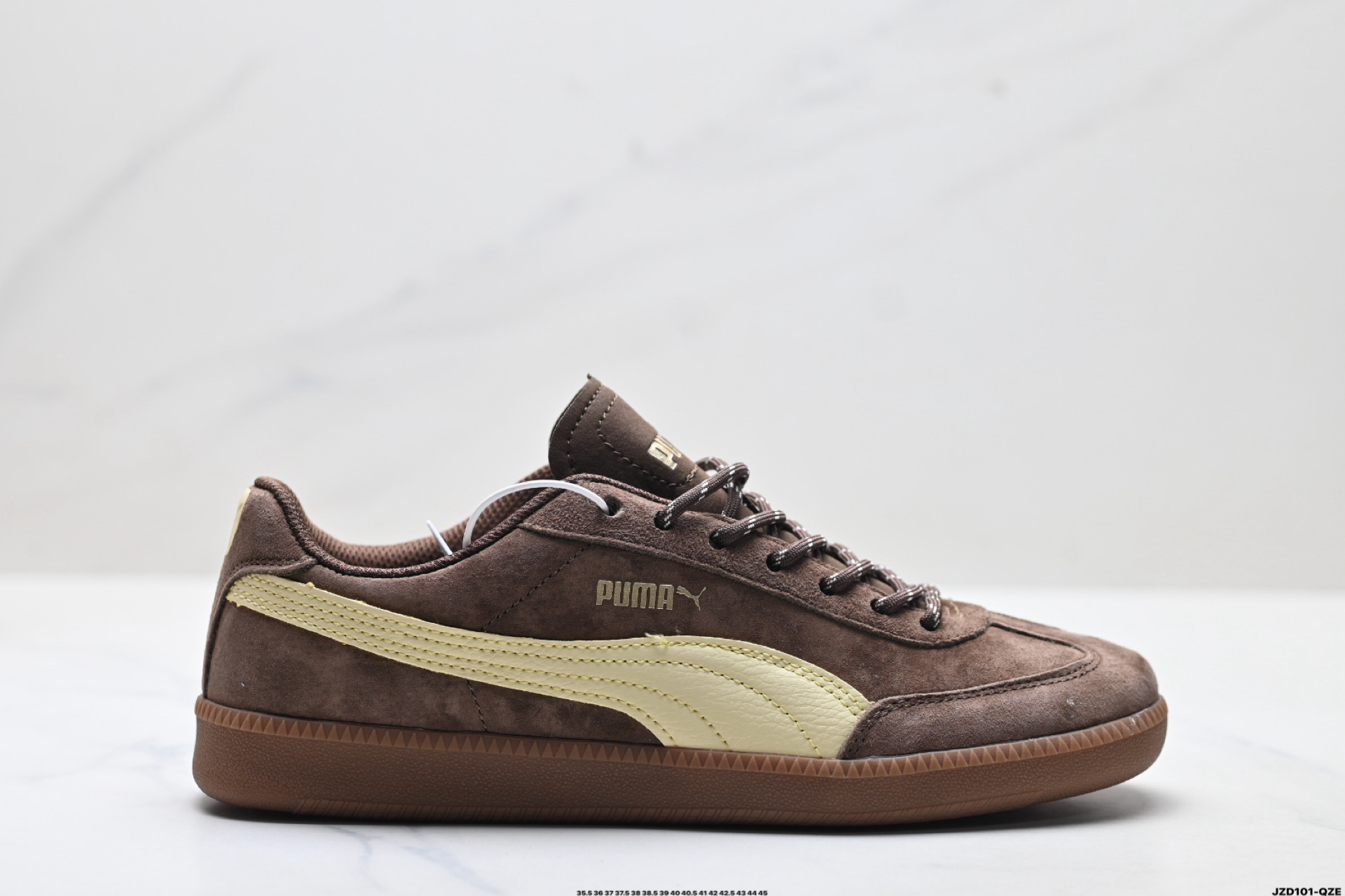 放店💰110
公司级✅Puma 9-T Suede 彪马 百搭舒适 低帮休闲德训鞋
官方货号:406756-05
尺码:35.5 36 37 37.5 38 38.5 39 40 40.5 41 42 42.5 43 44 45
ID:JZD101-QZE