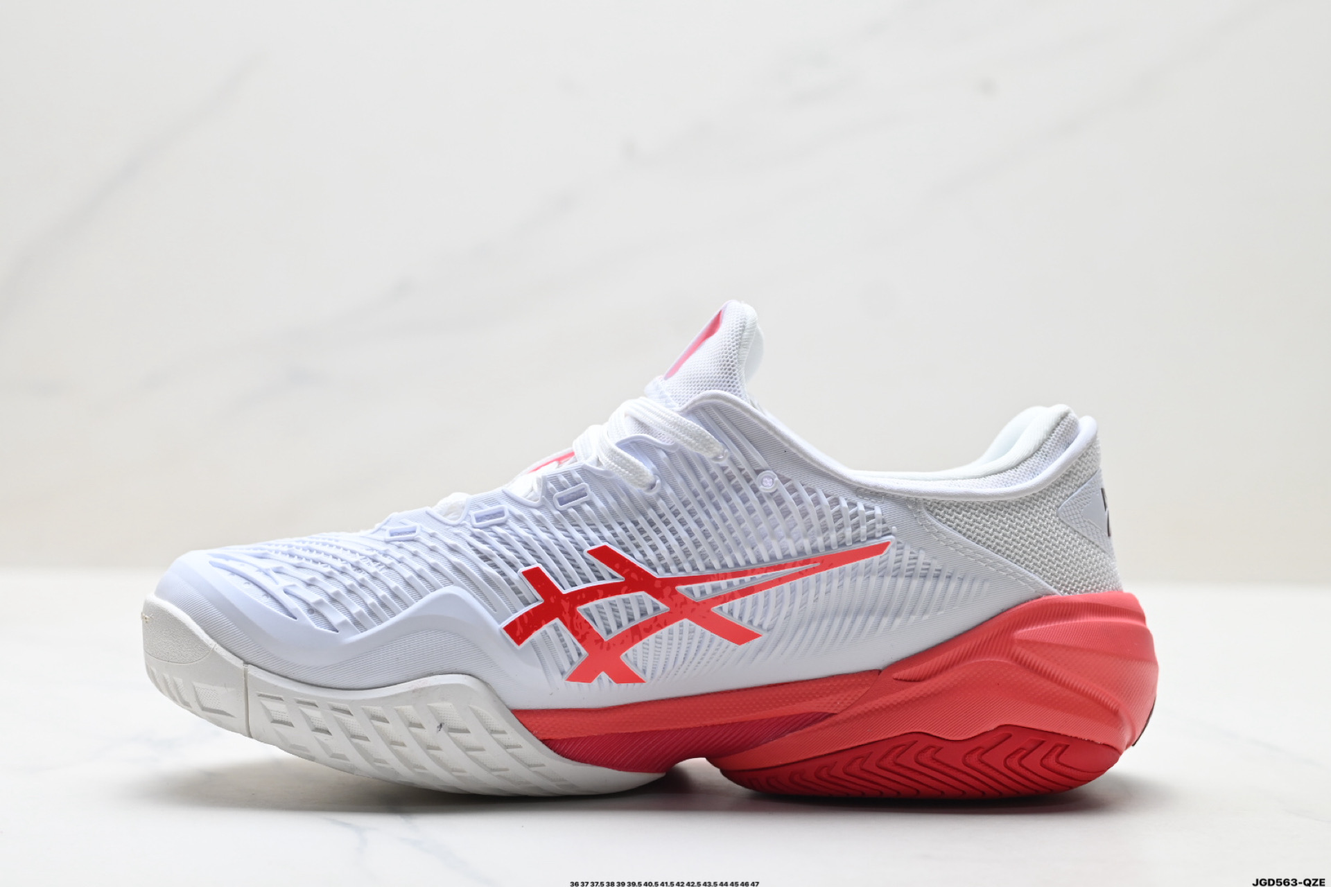 Asics Court FF 3 Novak 亚瑟士 耐磨透气 低帮专业网球鞋 适用于所有球场的网球鞋 1041A522-966