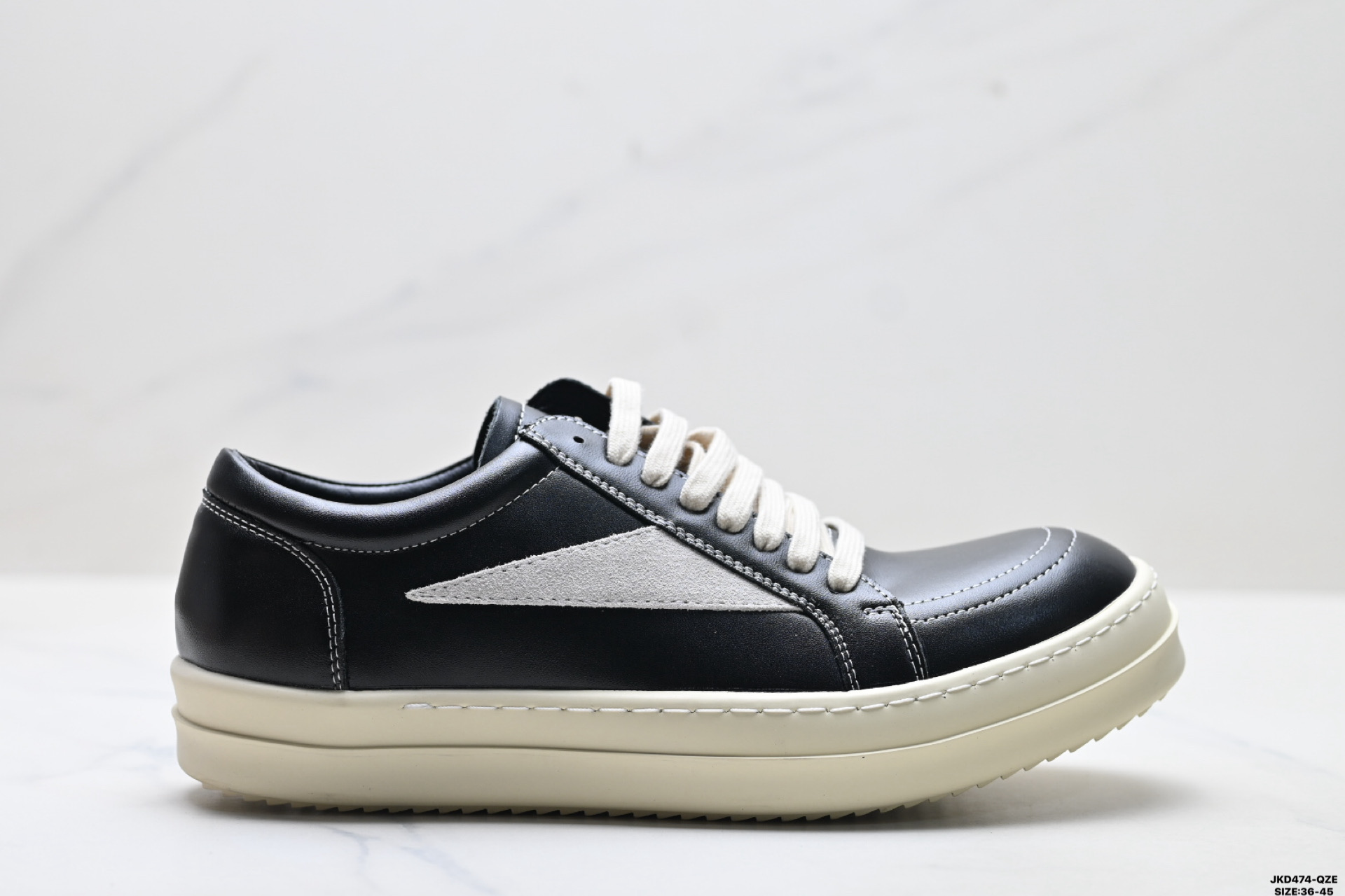 💰190
真标✅Rick Owens 瑞克 欧文斯 复古百搭 时尚 舒适透气 耐磨 休闲鞋
尺码:36-45
ID:JKD474-QZE