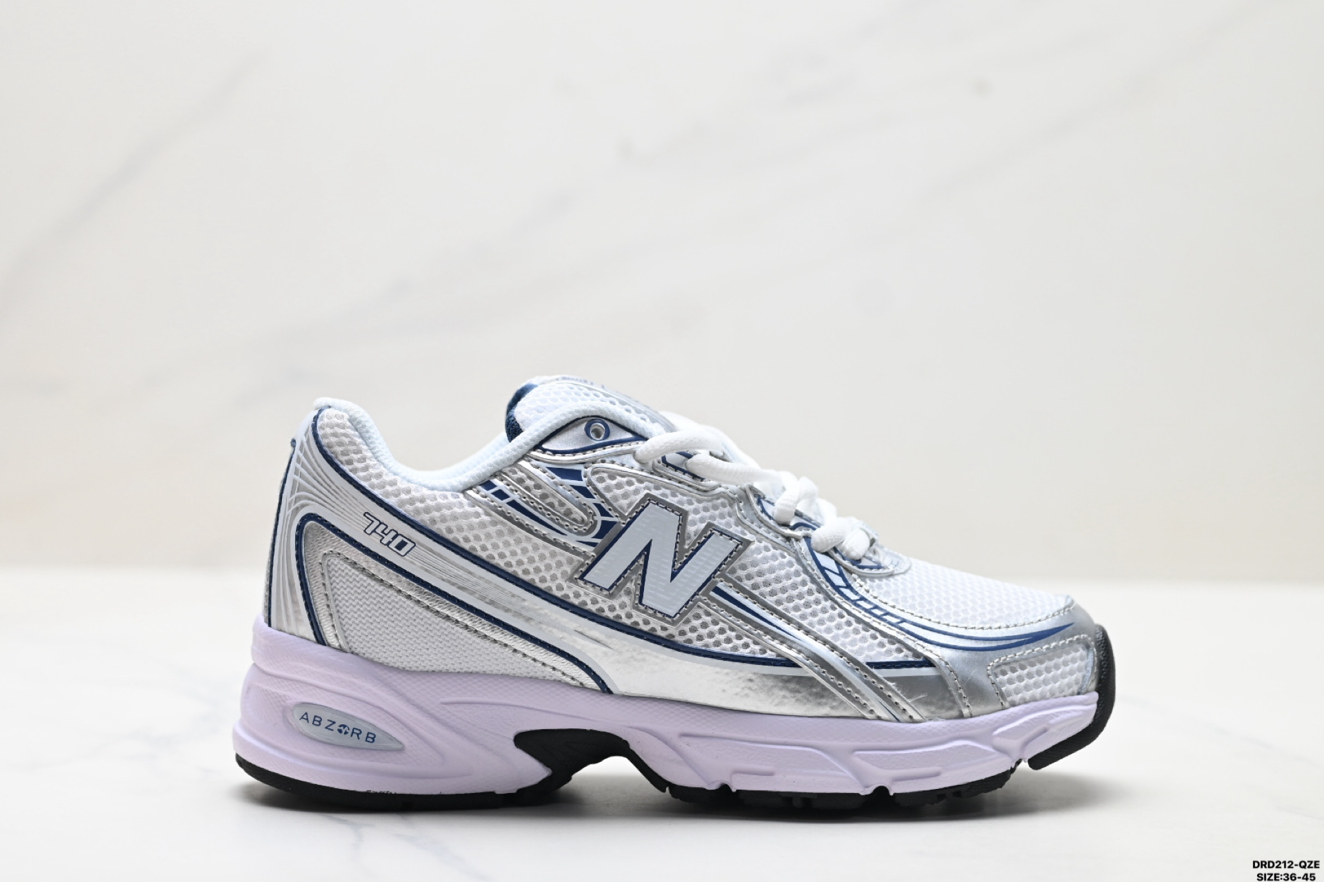 P100 真标✅New Balance 740系列 新百伦 中古跑鞋 潮流运动 透气复古潮鞋 货号:U740 尺码:36-45 ID:DRD212-QZE
