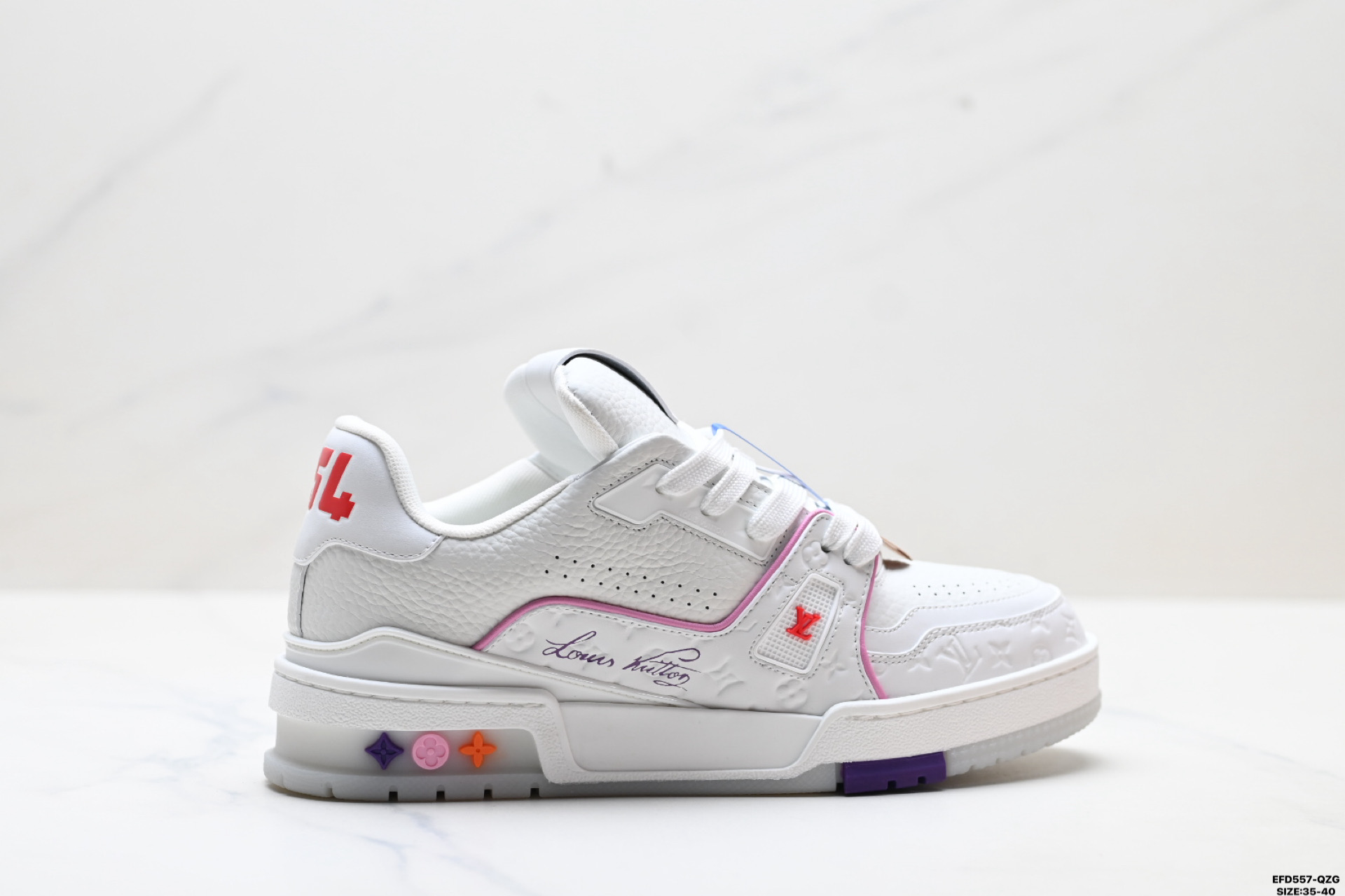 Louis Vuitton Trainer Sneaker Low 路易威登 休闲运动文化百搭板鞋 Louis Vuitton Trainer Sneaker Low 路易威登 休闲运动文化百搭板鞋